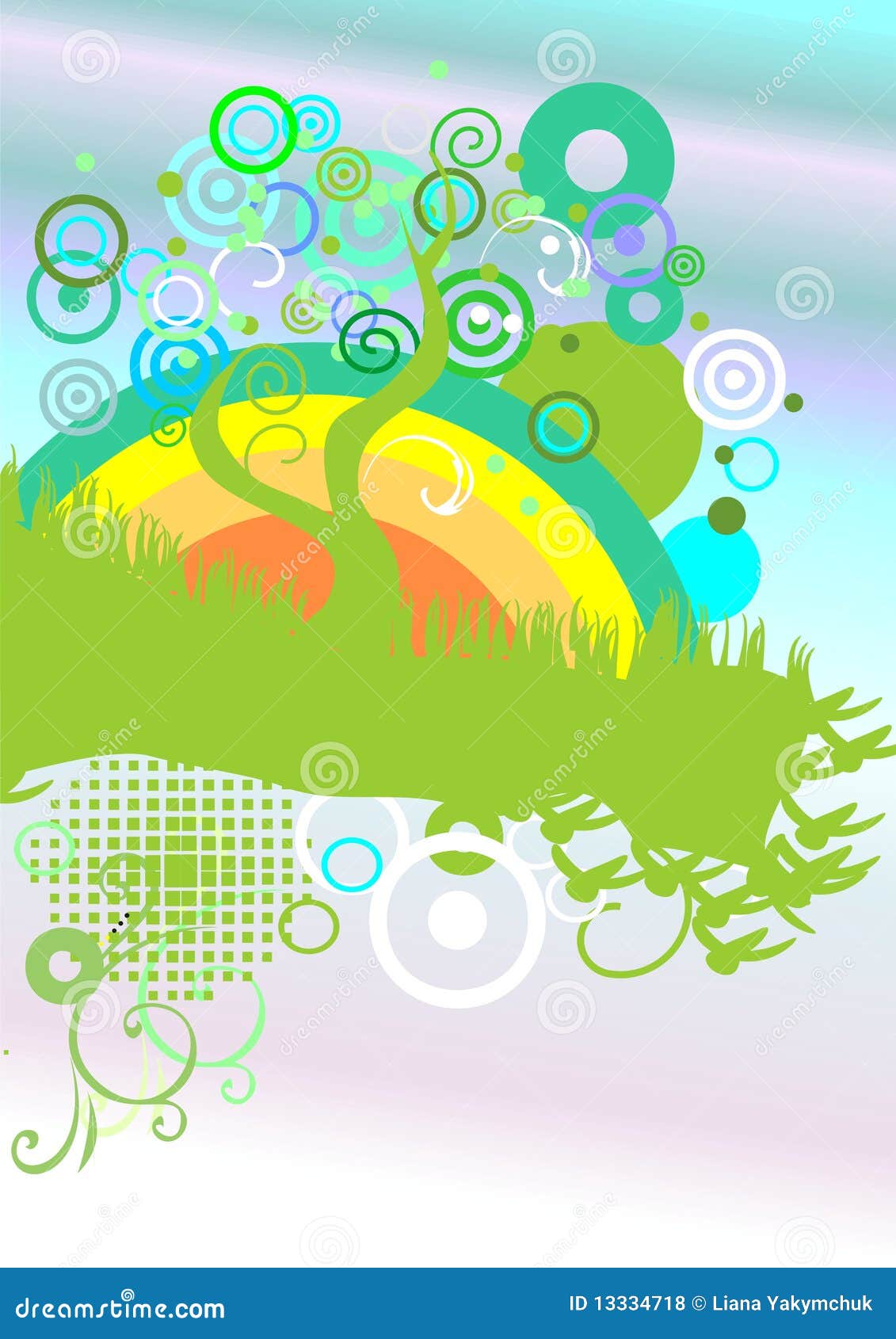 Fancy Tree vector illustration © benchart (#3688273)