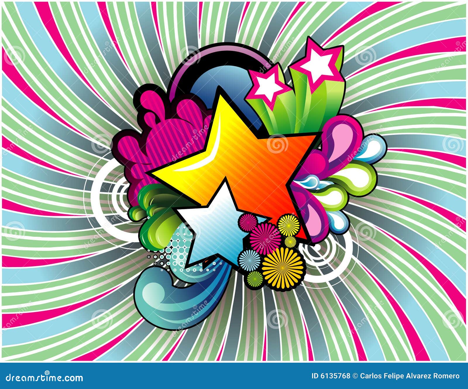 Abstract Fantasy Vector Stock Vector Illustration Of Flower 6135768 Abstract Fantasy Vector Stock Vector Illustration Of Flower 6135768