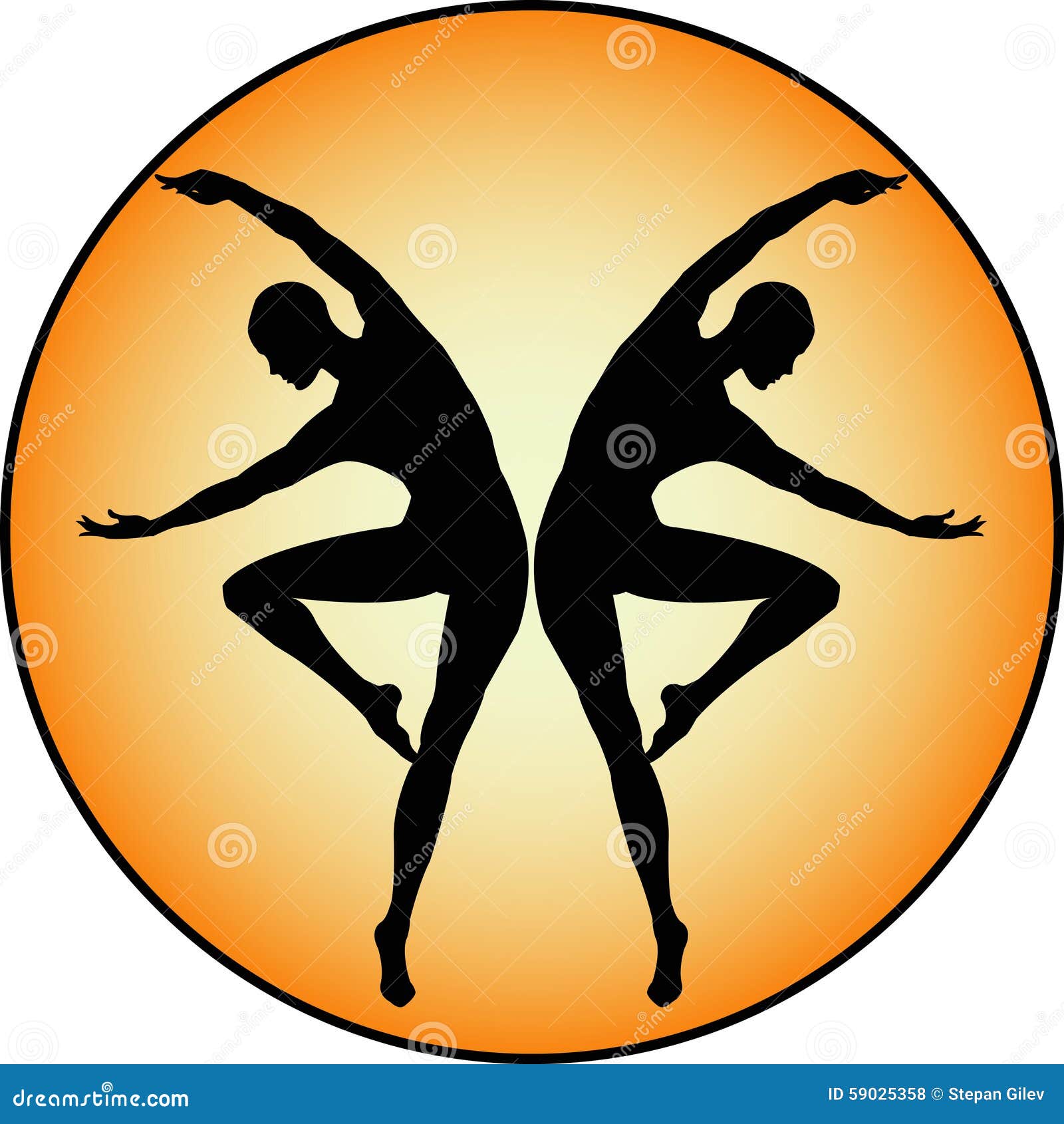 Abstract female silhouette stock vector. Illustration of grace 59025358