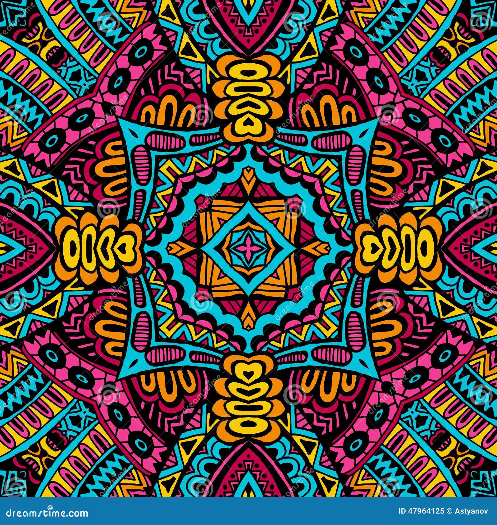 colourful tribal patterns