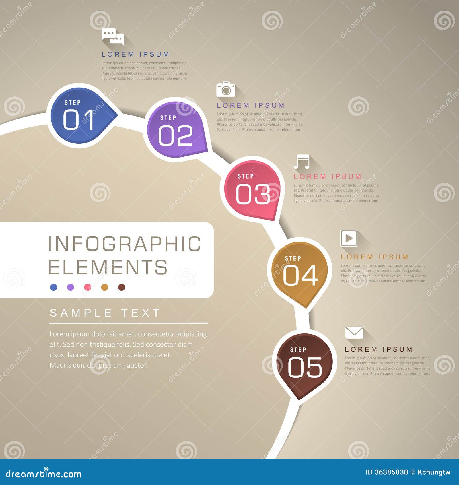 Modern Flow Chart Template