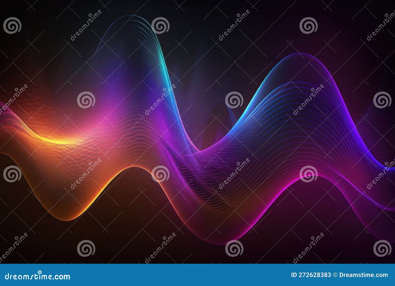 abstract fluid 3d render holographic wave. pear gradient  for banners, backgrounds, wallpapers. generative ai