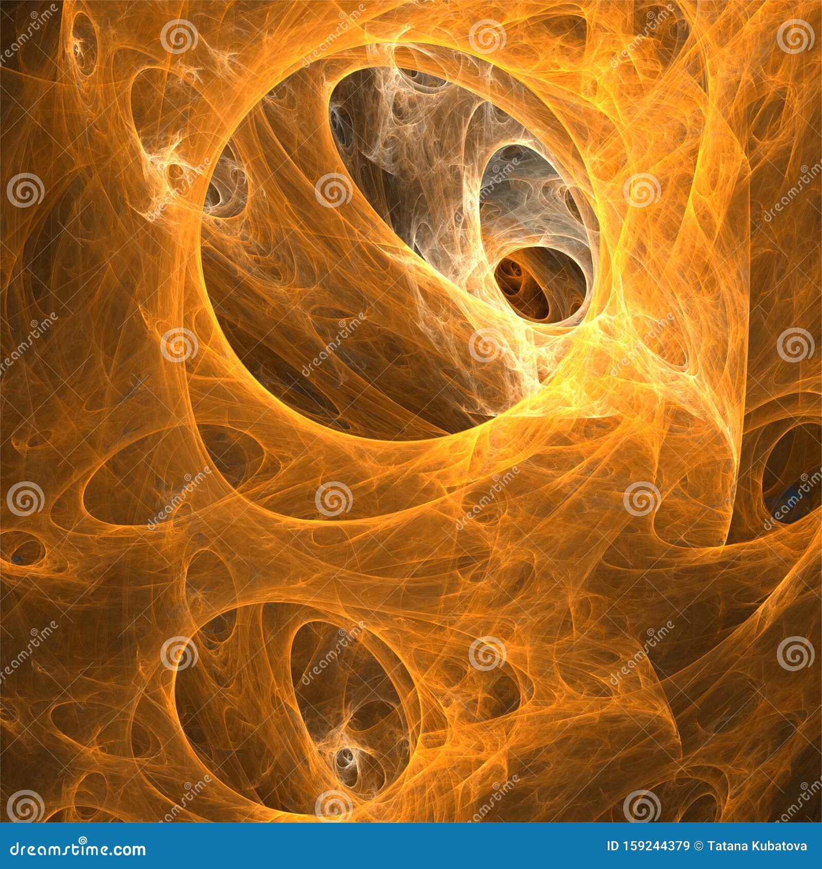 digital computer fractal art abstract fractals, deep yellow space