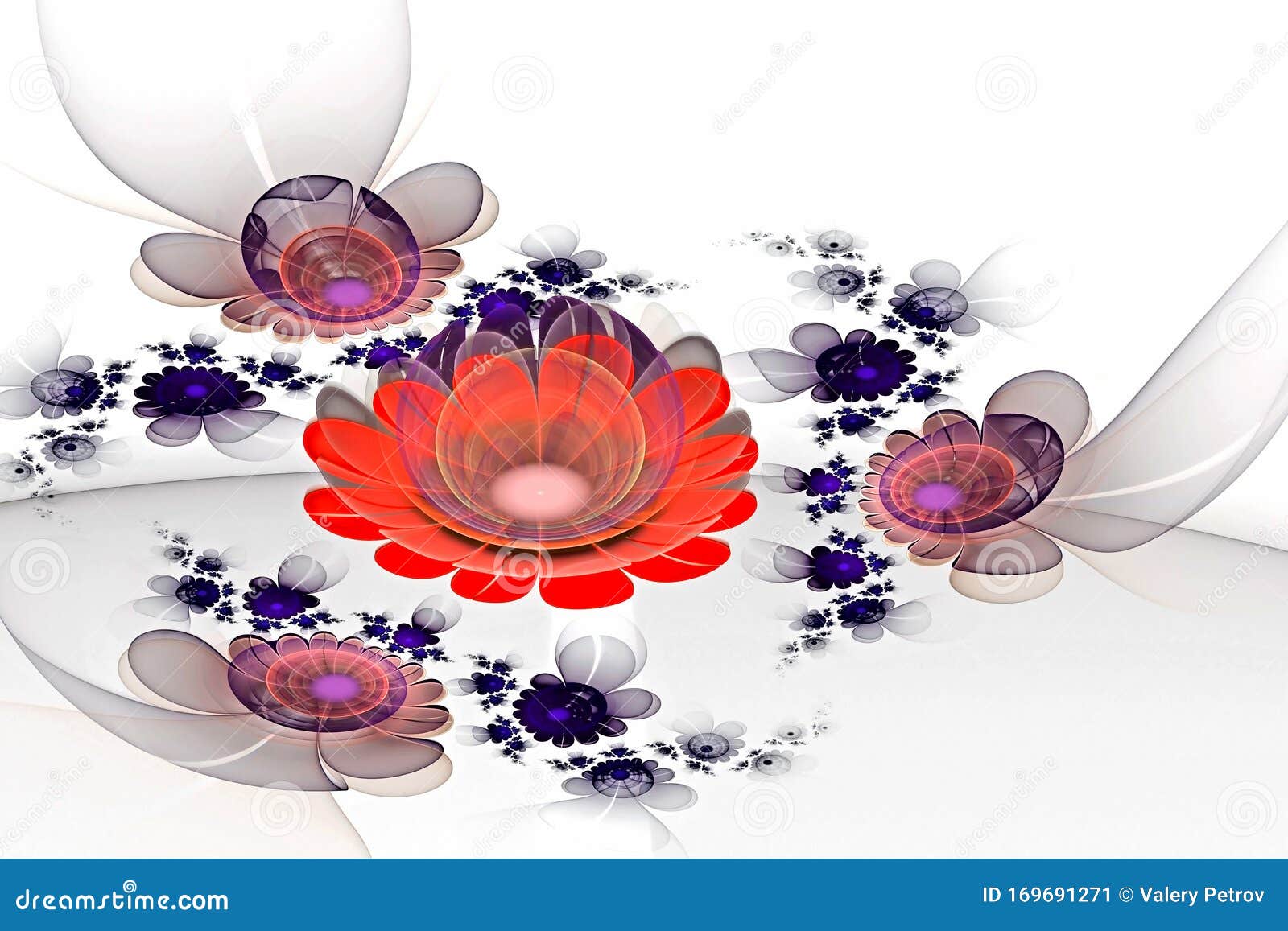 Floral Background With Flowers Stock Illustration - Download Image Now -  Flower, Illustration, Floral Pattern - iStock