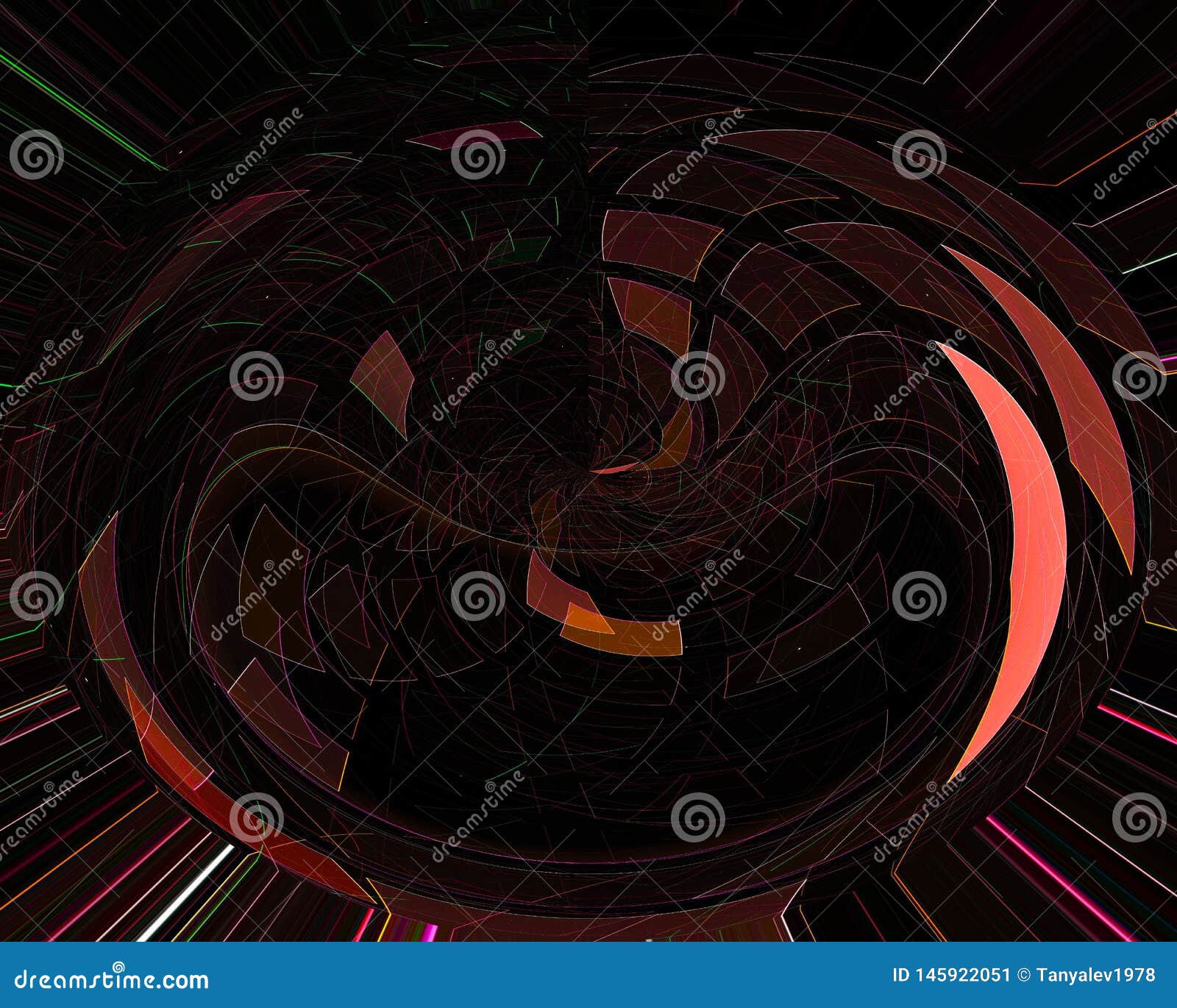 abstract dynamic imagination curve swirl elegance