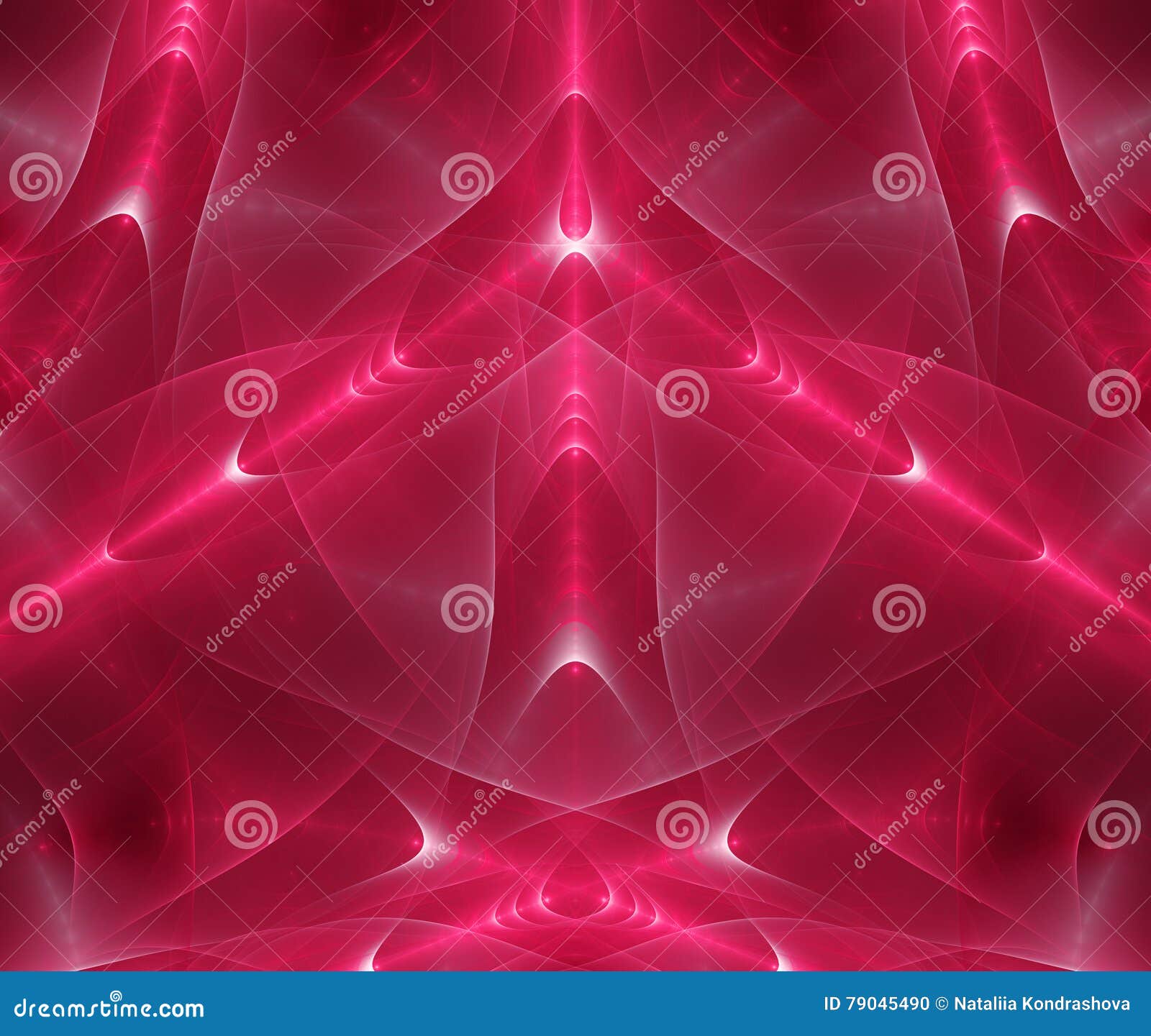 Abstract fractal magic red stock illustration. Illustration of ...