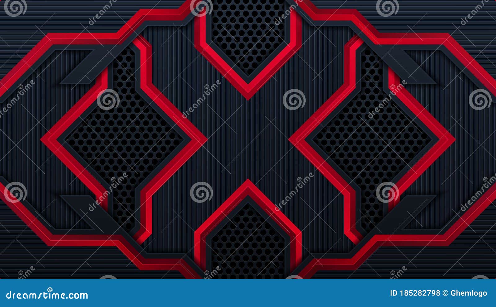Abstract Futuristic Black and Red Gaming Background with Modern Esport  Shapes. Vector Design Template Technology Concept Can Use Stock Vector -  Illustration of cyber, gaming: 185282798