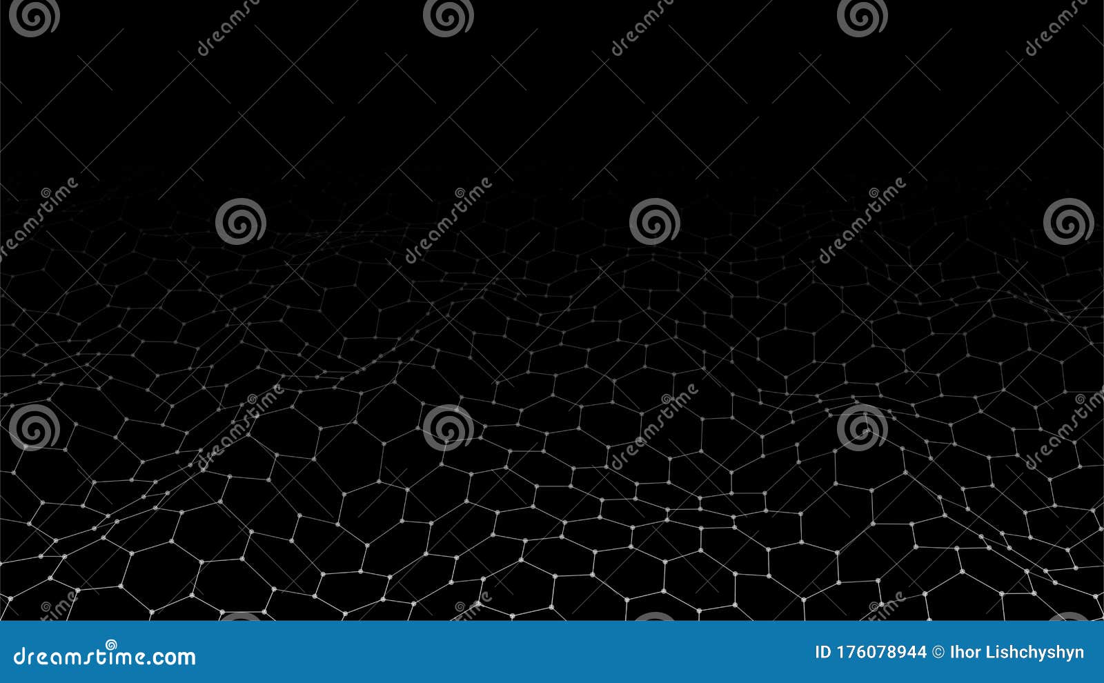 hexagon digital wave hexagon digital wave