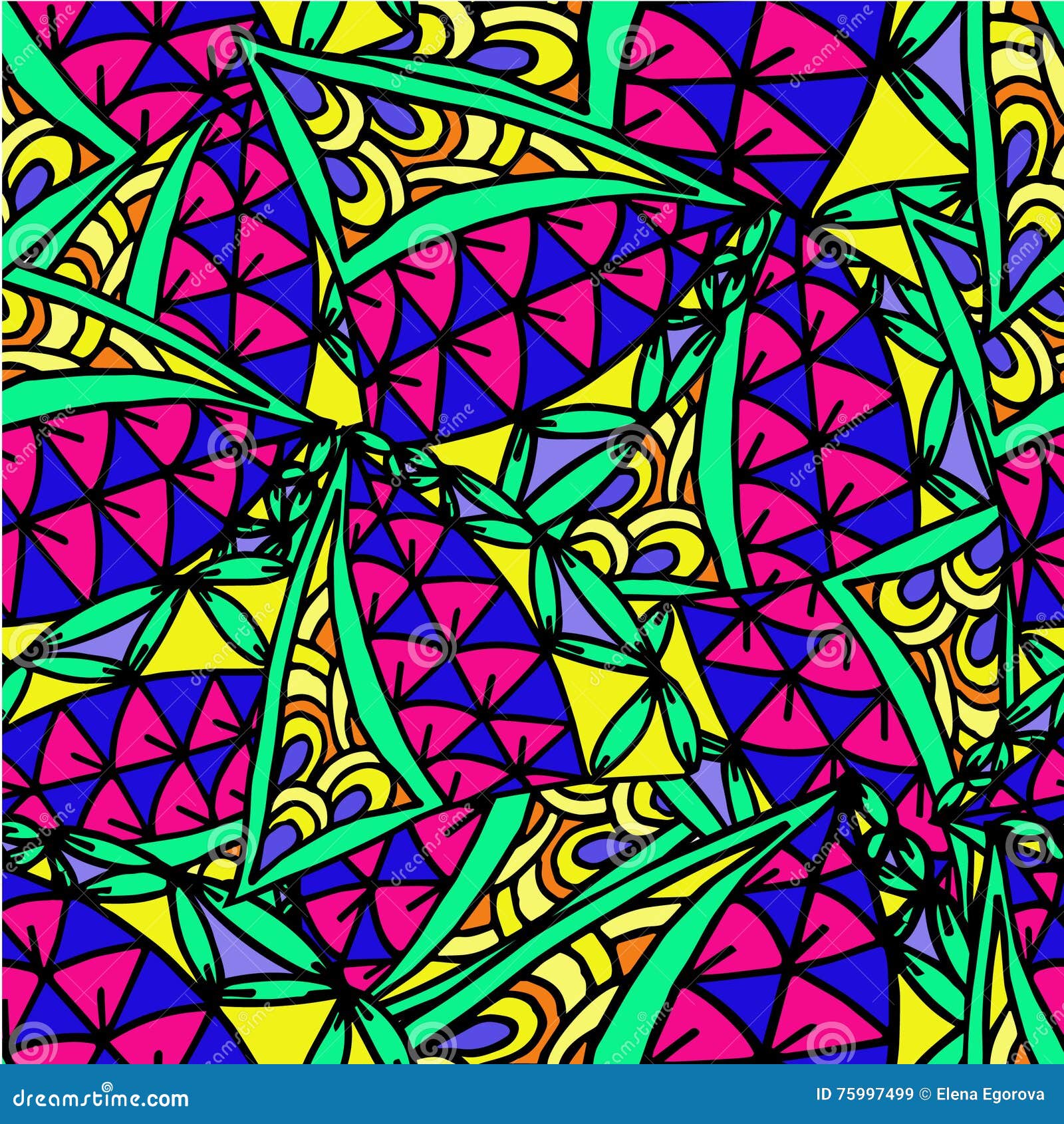 Abstract Geometric Background Illustration Stock Vector Illustration