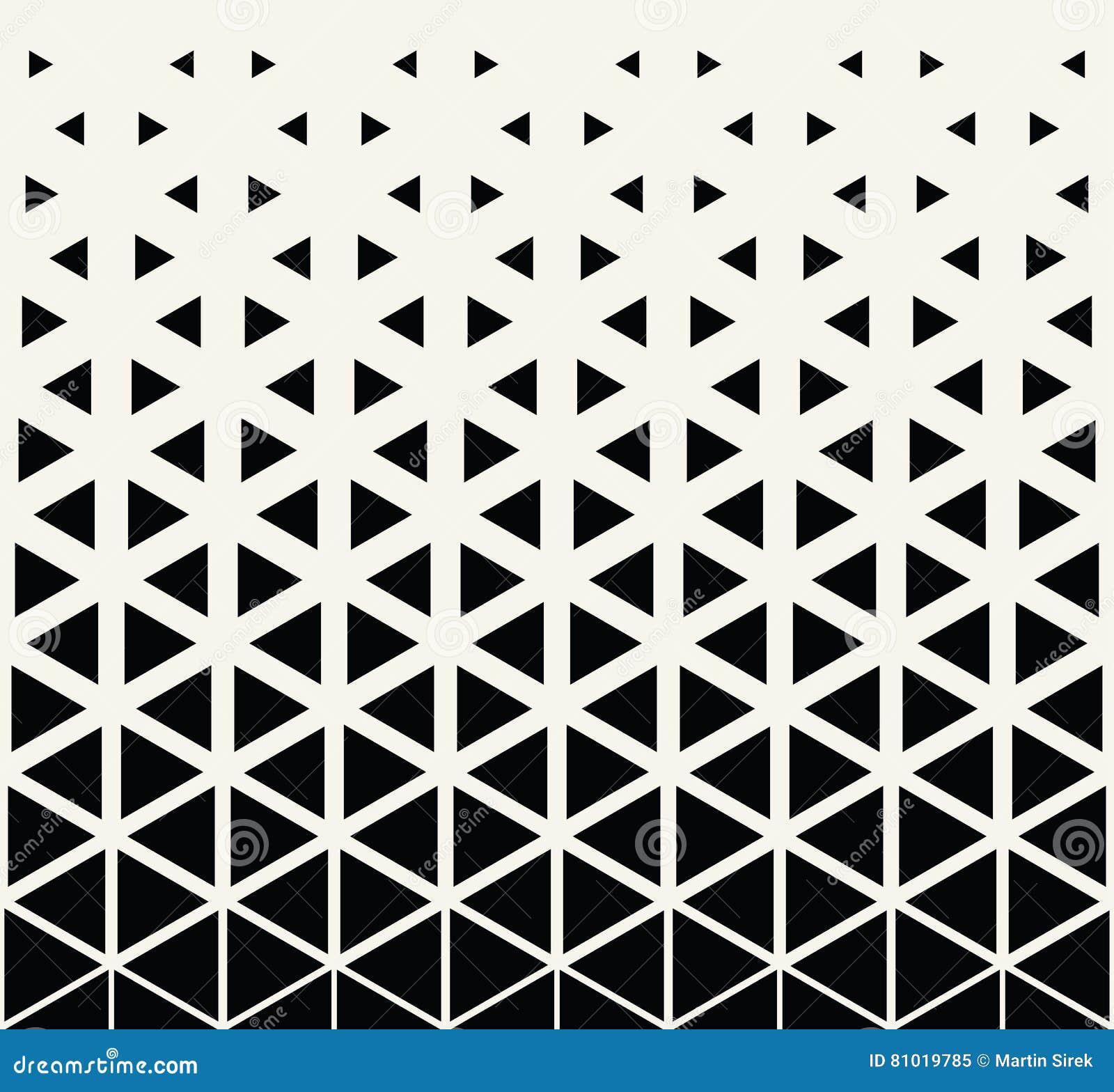 Abstract Geometric Black And White Graphic Design Print Halftone