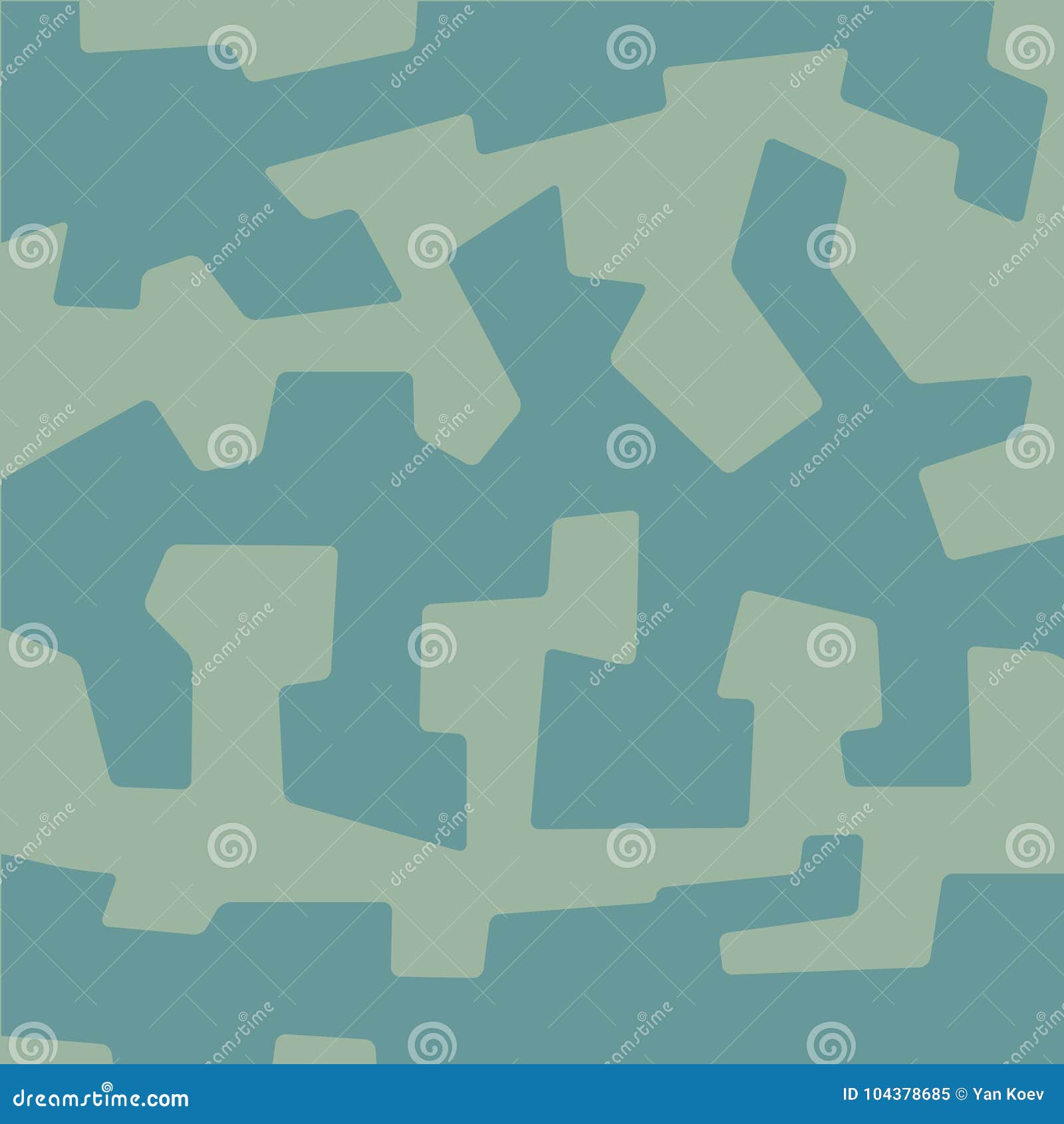 Abstract Geometric Corner Military Camouflage Background Stock Vector ...