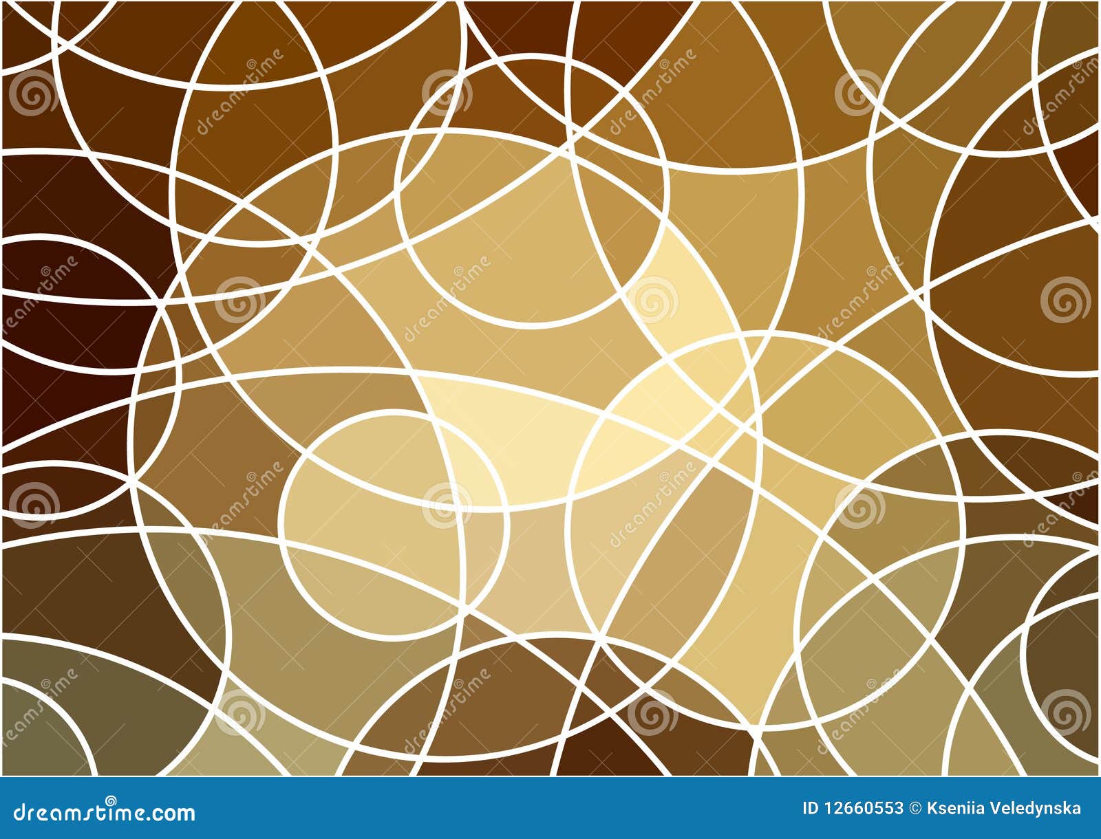 Abstract Geometric Mosaic Background Stock Illustration Illustration