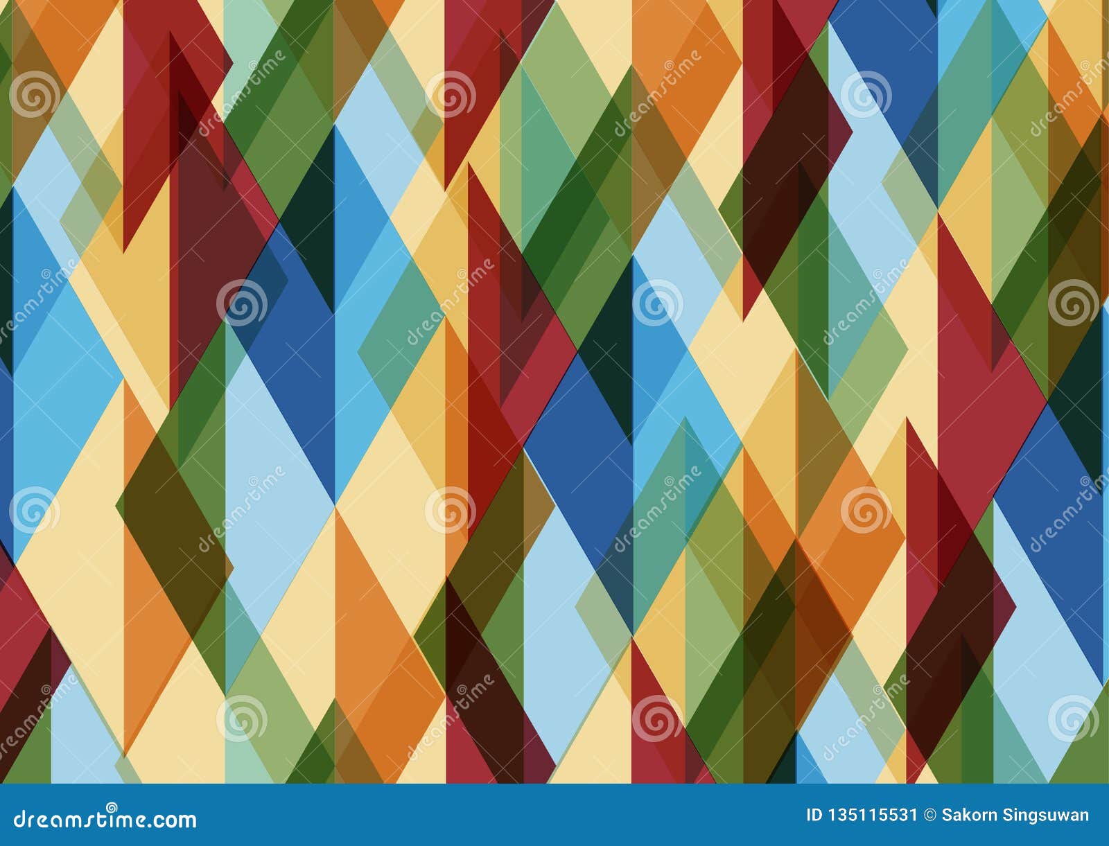 abstract geometric mosaic pattern with triangles.   