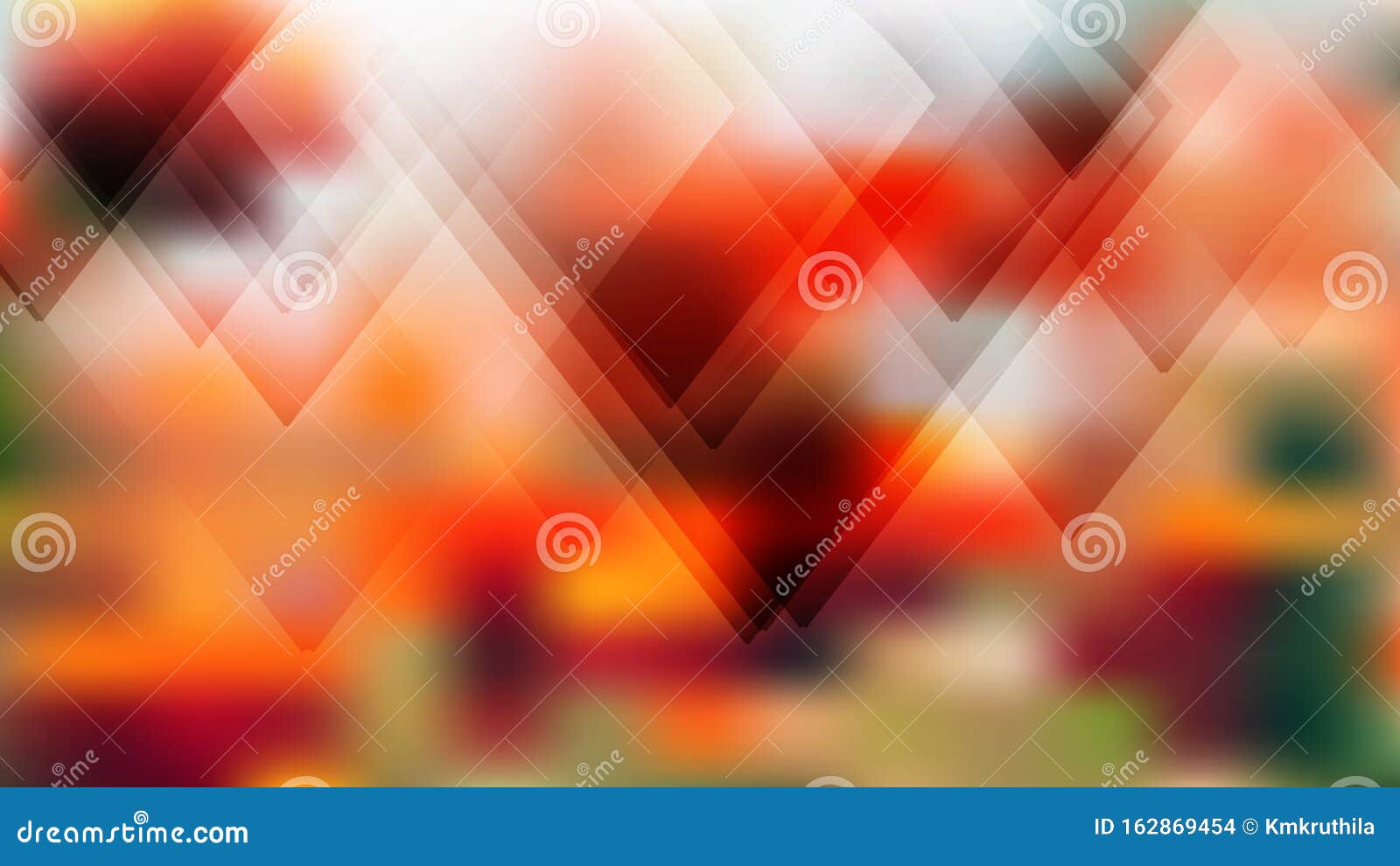 Abstract Geometric Orange White and Green Background Vector Image Stock Vector Illustration of