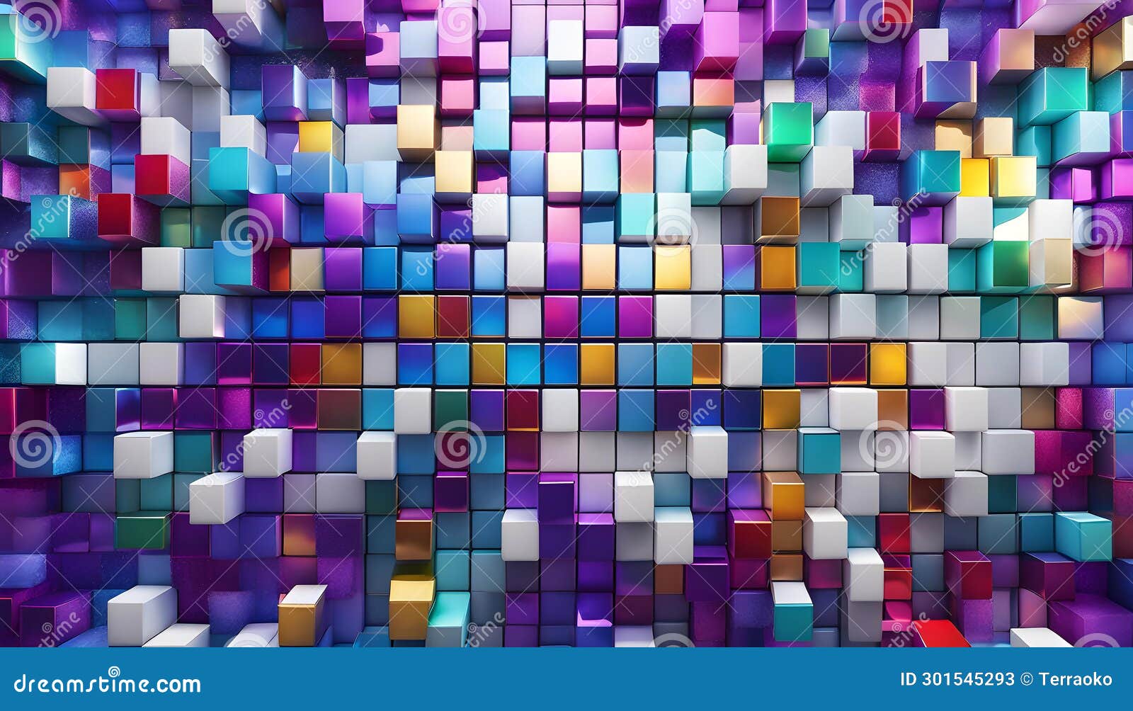Abstract Geometric Square Wall Tiles, Moroccan Mosaic, Background