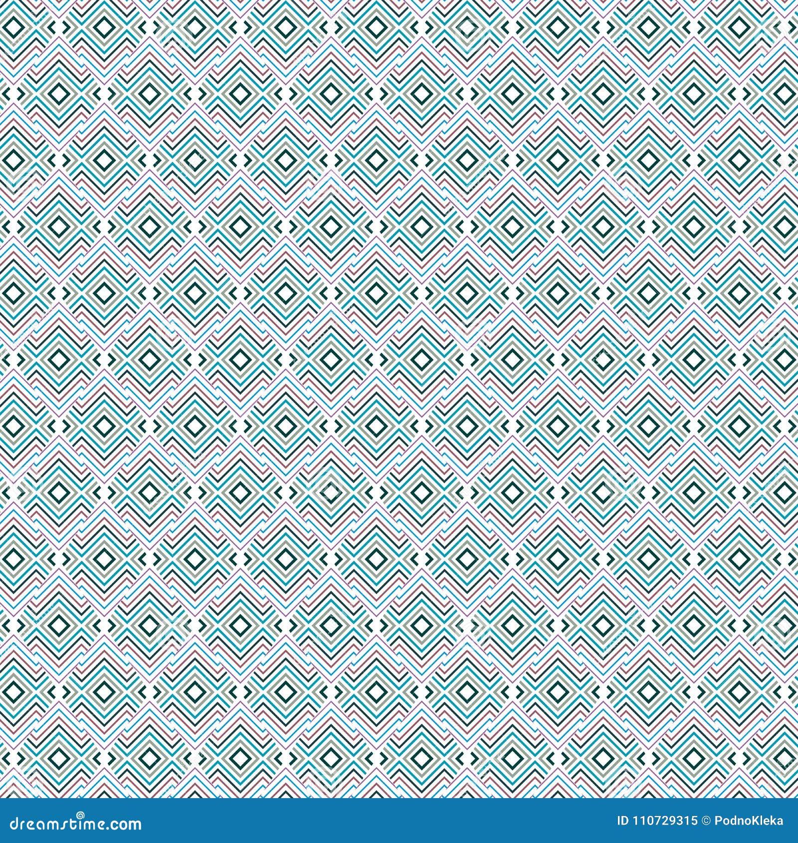 Abstract Geometrisch Kleurrijk Gekrabbel Inheems Etnisch Diamond Seamless Pattern Background. Kleurrijke Abstracte Kleurrijke Geometrische Etnische de Textuurachtergrond van Argyle Diamond Seamless Pattern Fabric Illustration van de Gekrabbel Inheemse Etnische Deken