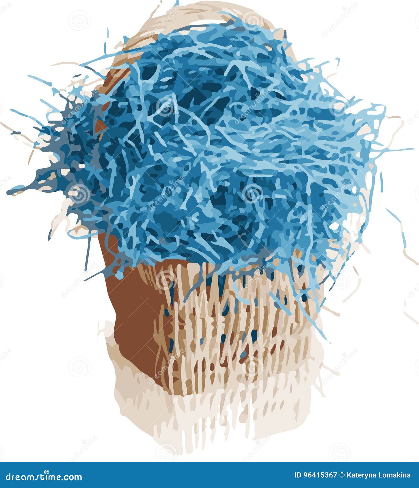 Abstract gift paper blue stock illustration. Illustration of gift