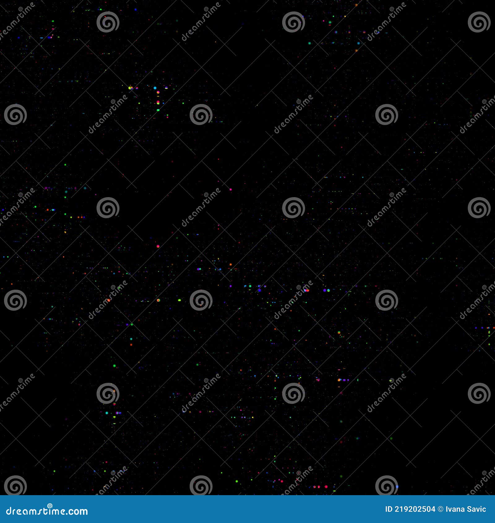 abstract glitch stars on dark night background. resembles shooting stars in a night sky