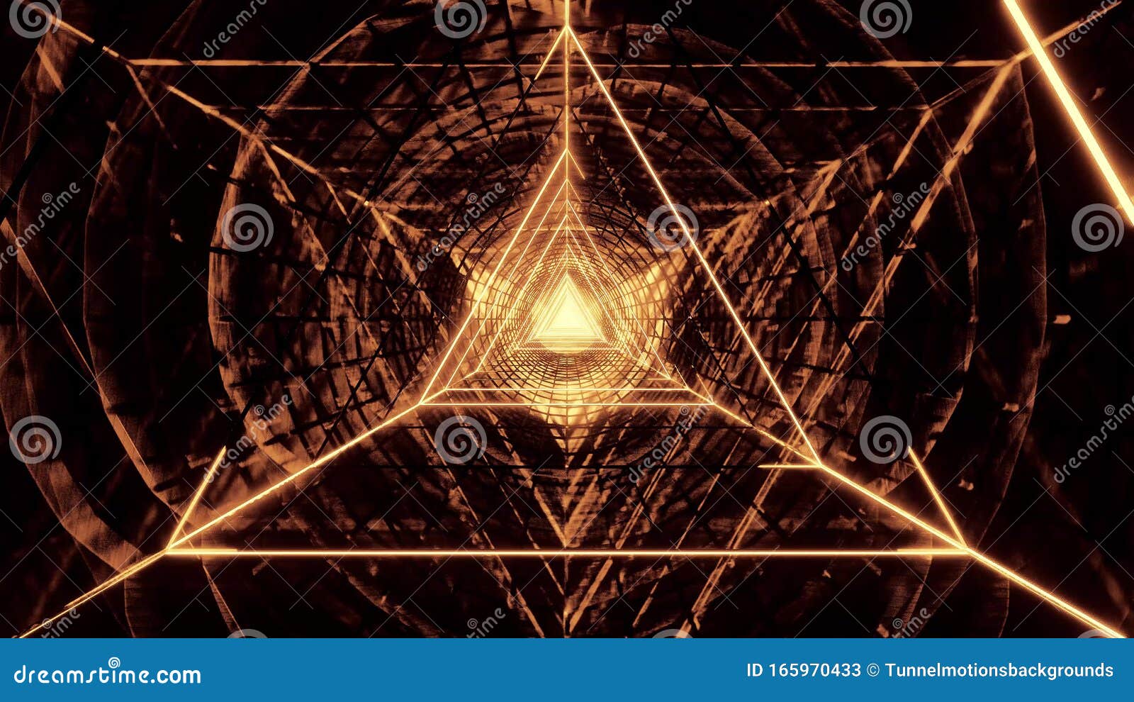 abstract glowig wireframe triangle  with dark abstract background 3d  wallpaper