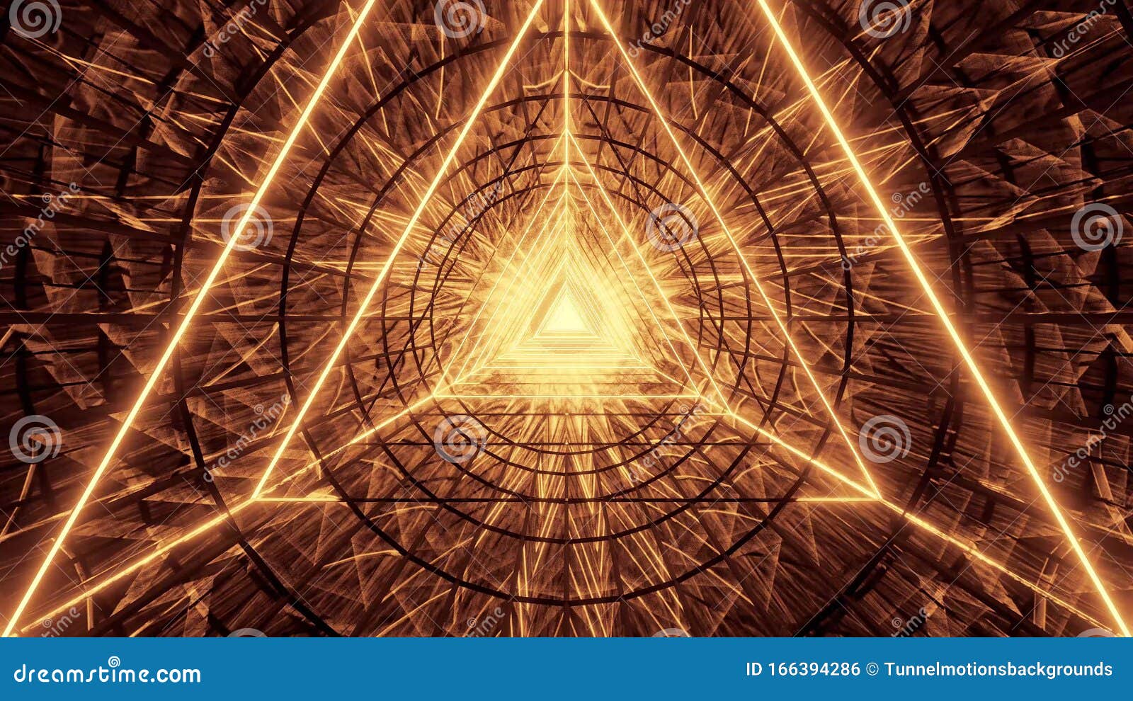 abstract glowig wireframe triangle  with dark abstract background 3d  wallpaper