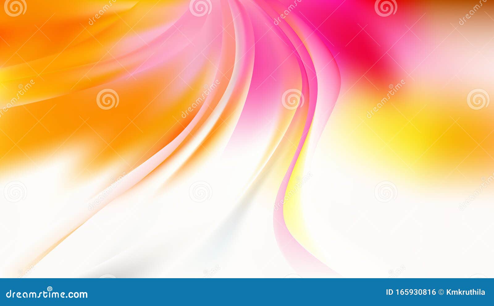 Abstract Glowing Pink Yellow and White Wave Background Stock Vector -  Illustration of background, artwork: 165930816