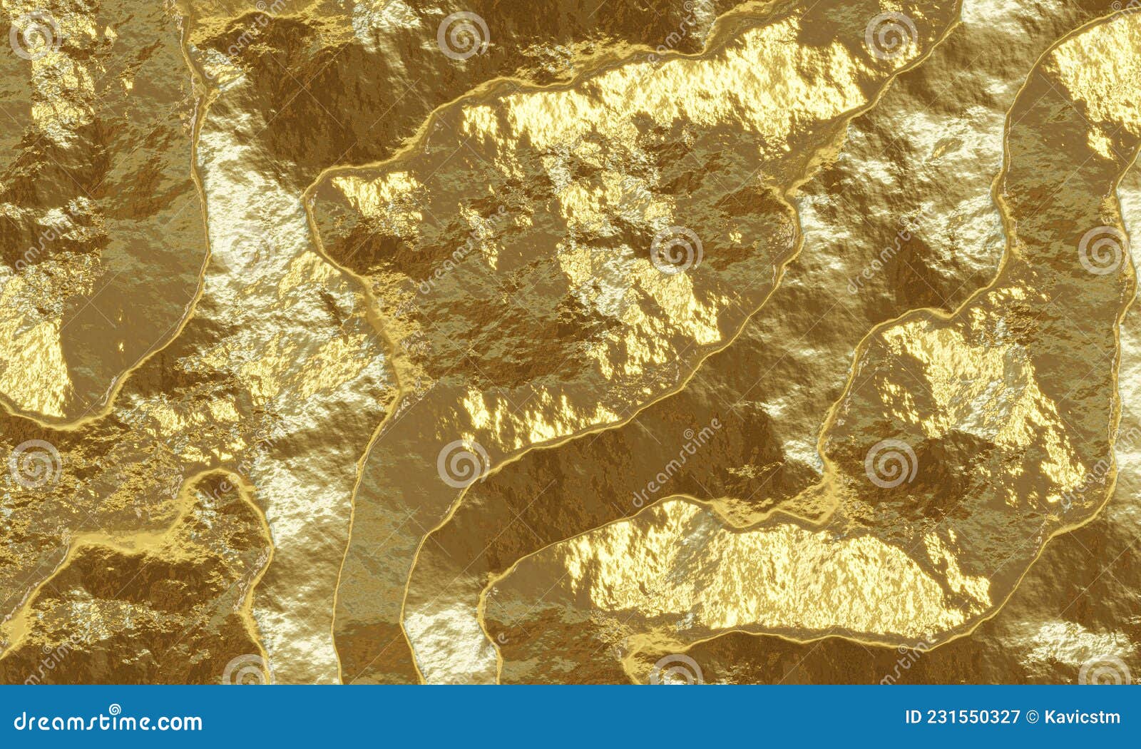 Abstract Gold Background. Golden Texture Stock Illustration