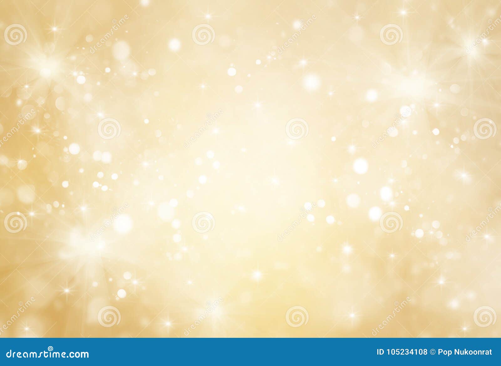 abstract gold and bright glitter for new year background