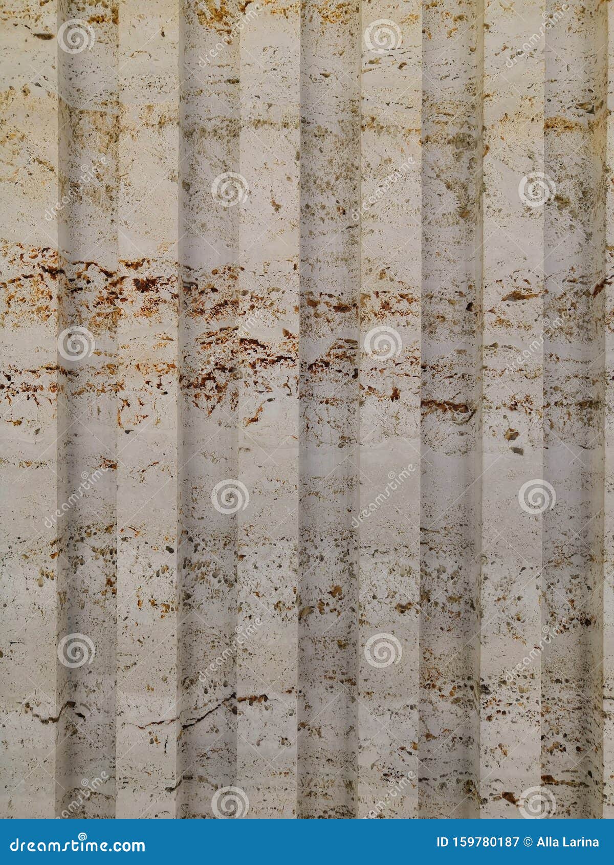 Abstract Gold Color Painted On Grunge Rough Surface Of