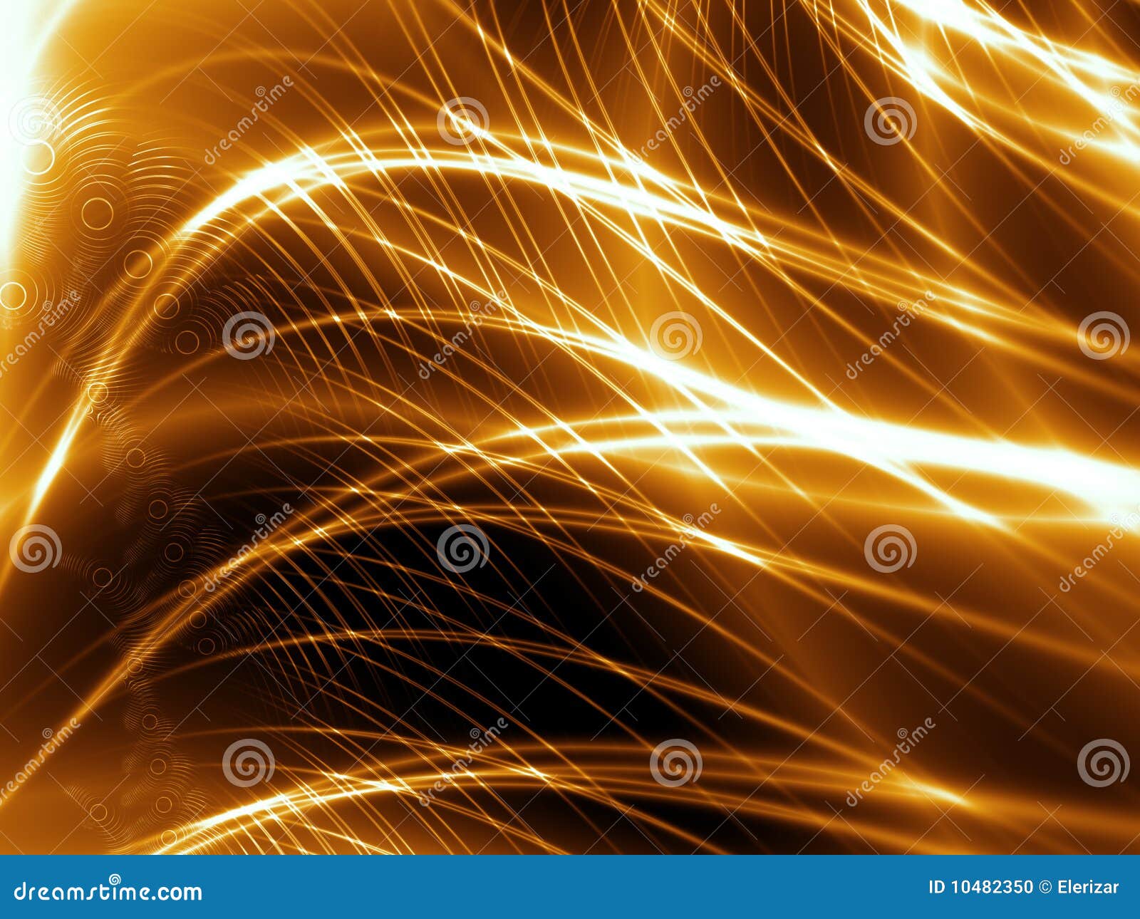 Abstract gold lines stock illustration. Illustration of gold - 10482350