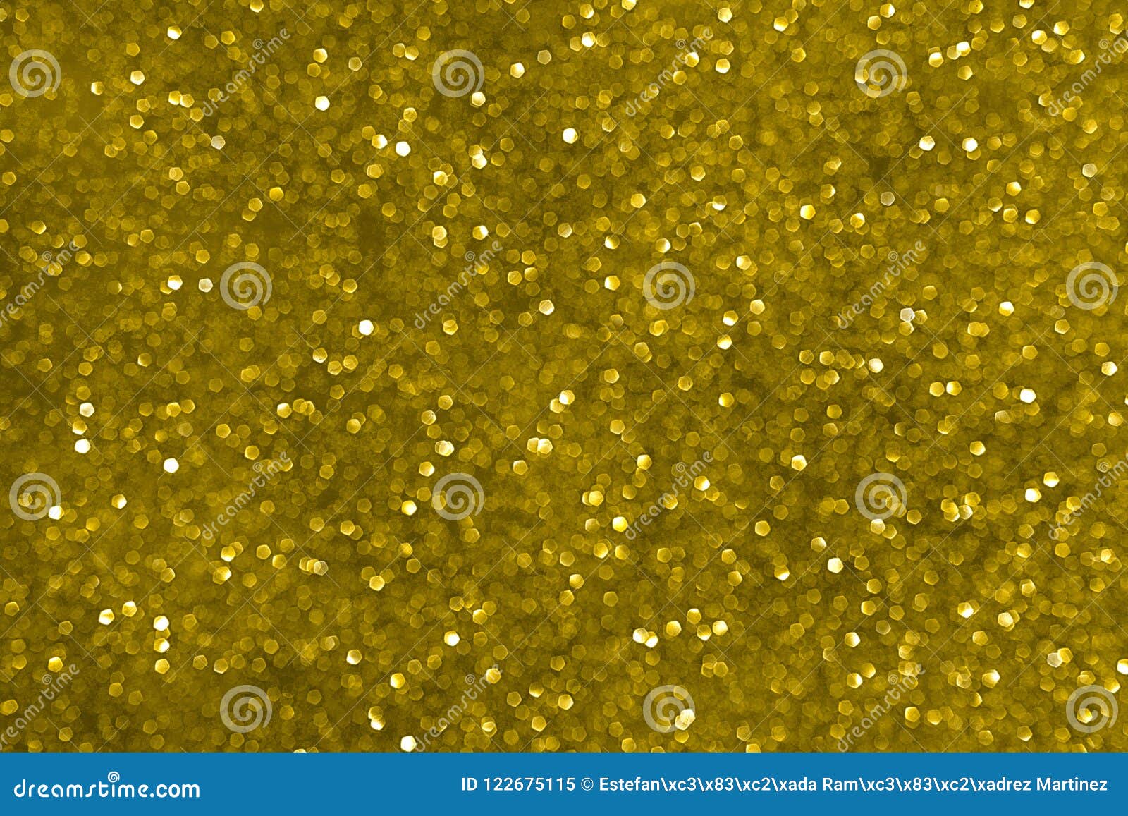sparkly glitter, golden background bokeh effect