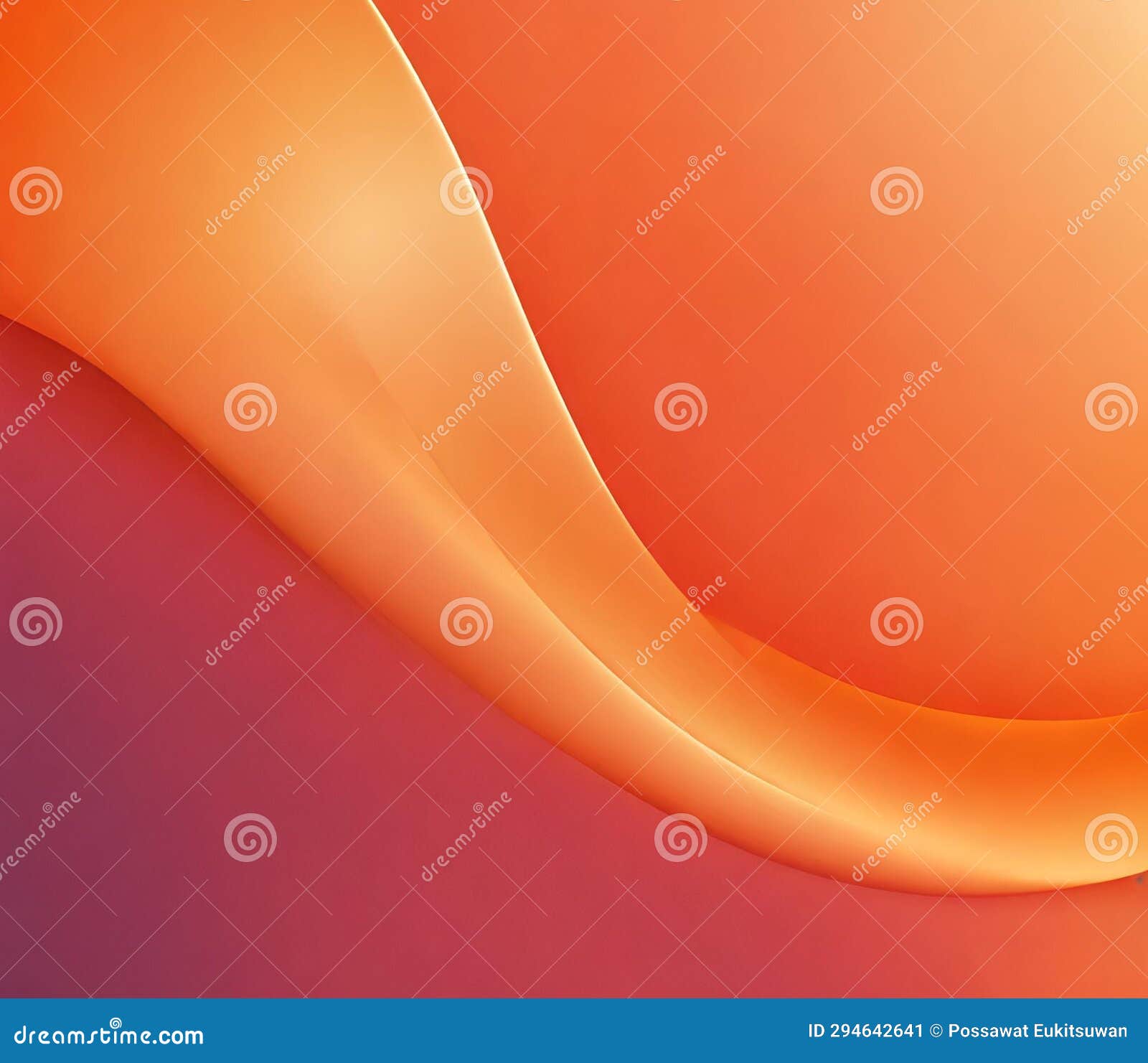 Abstract Gradient Smooth Orange Background Image by AI Stock Image