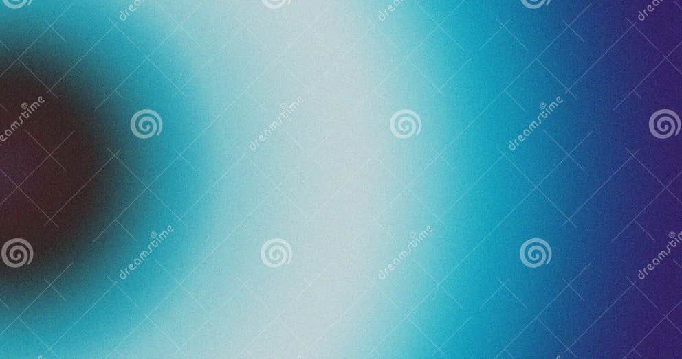 Abstract Grainy Gradient with Blue and Black Circular Light Effect ...