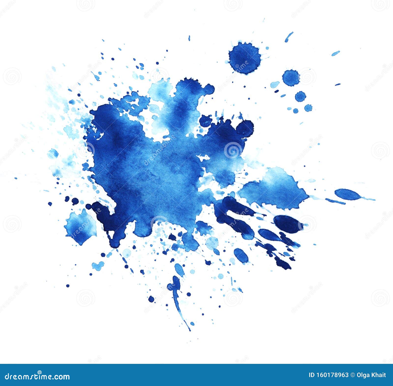 19,144 Blue Spot Watercolor Background Stock Photos - Free