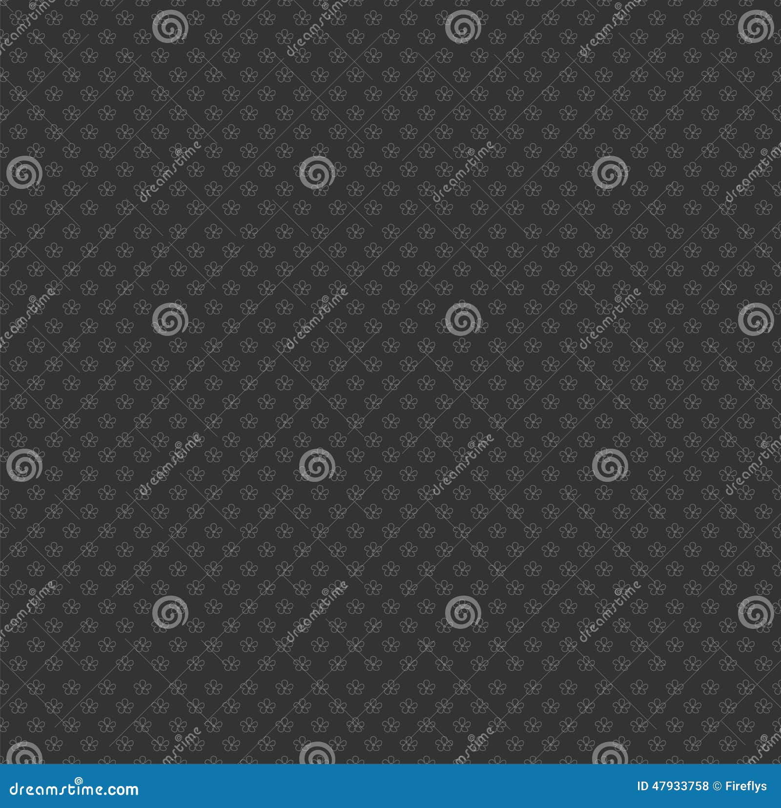 Abstract Gray Background Seamless Floral Pattern 47933758 
