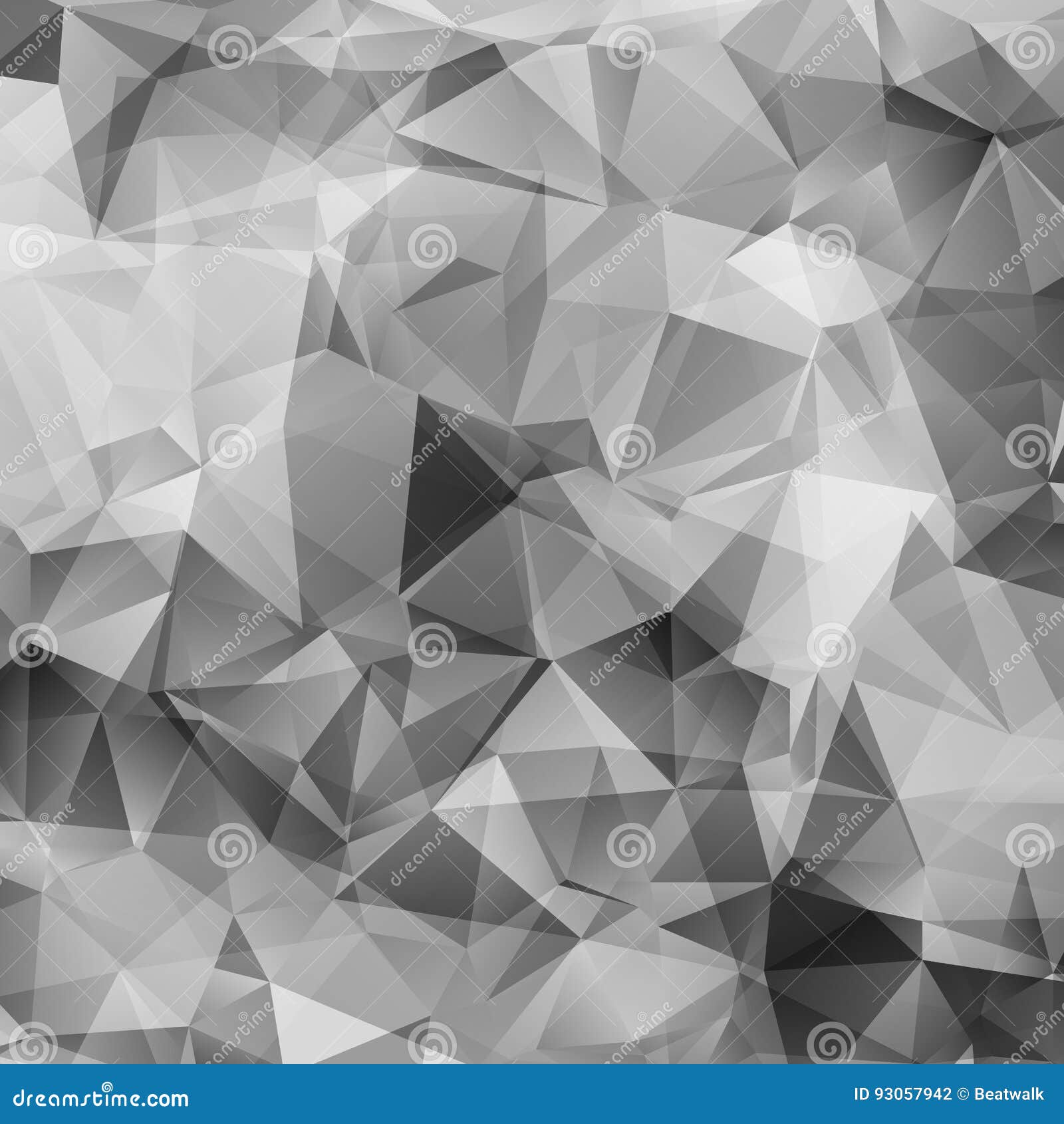 Abstract Gray Triangles Background Stock Vector Illustration of light