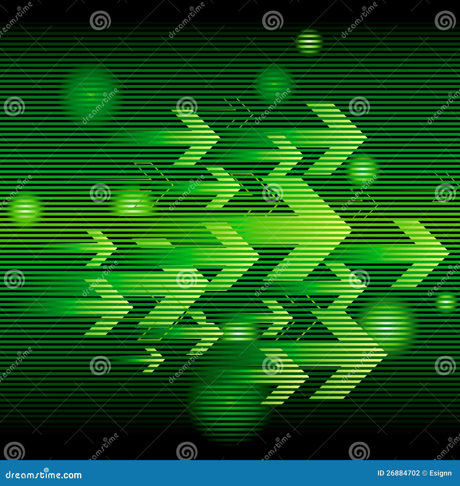 Abstract green arrow stock vector. Illustration of conceptual 26884702