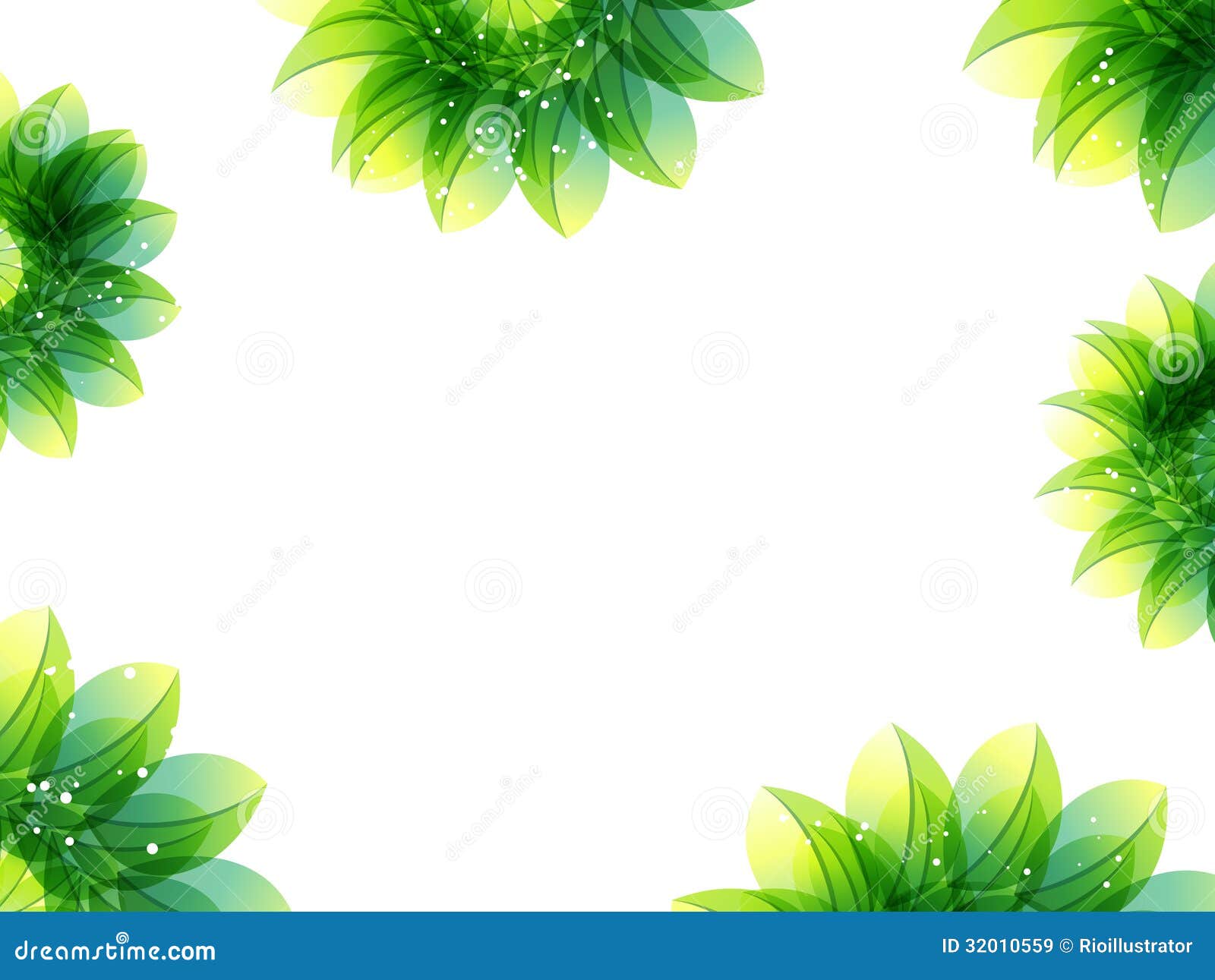 Abstract Green Flower Background Stock Vector - Illustration of decoration,  curl: 32010559
