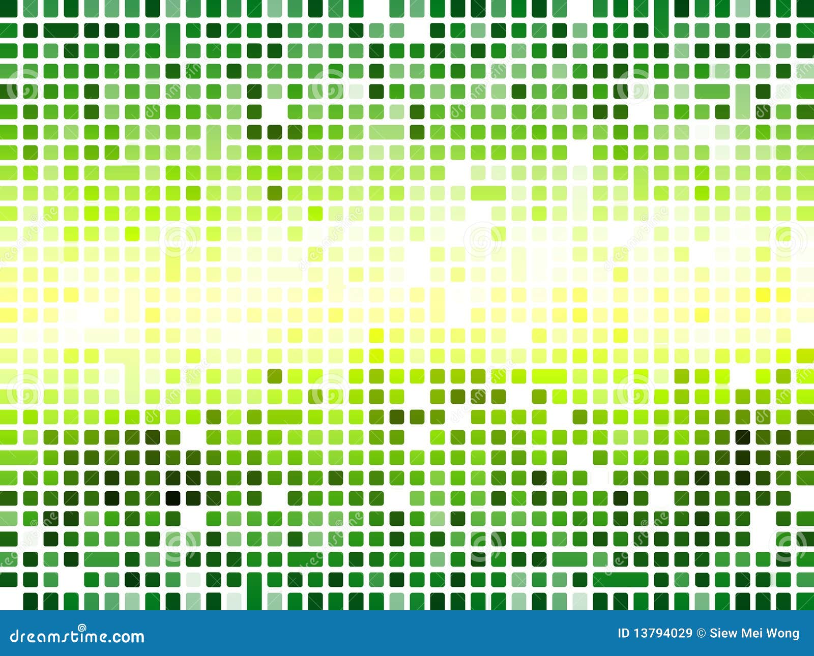 Abstract Green Mosaic Wallpaper Stock Illustration Illustration of