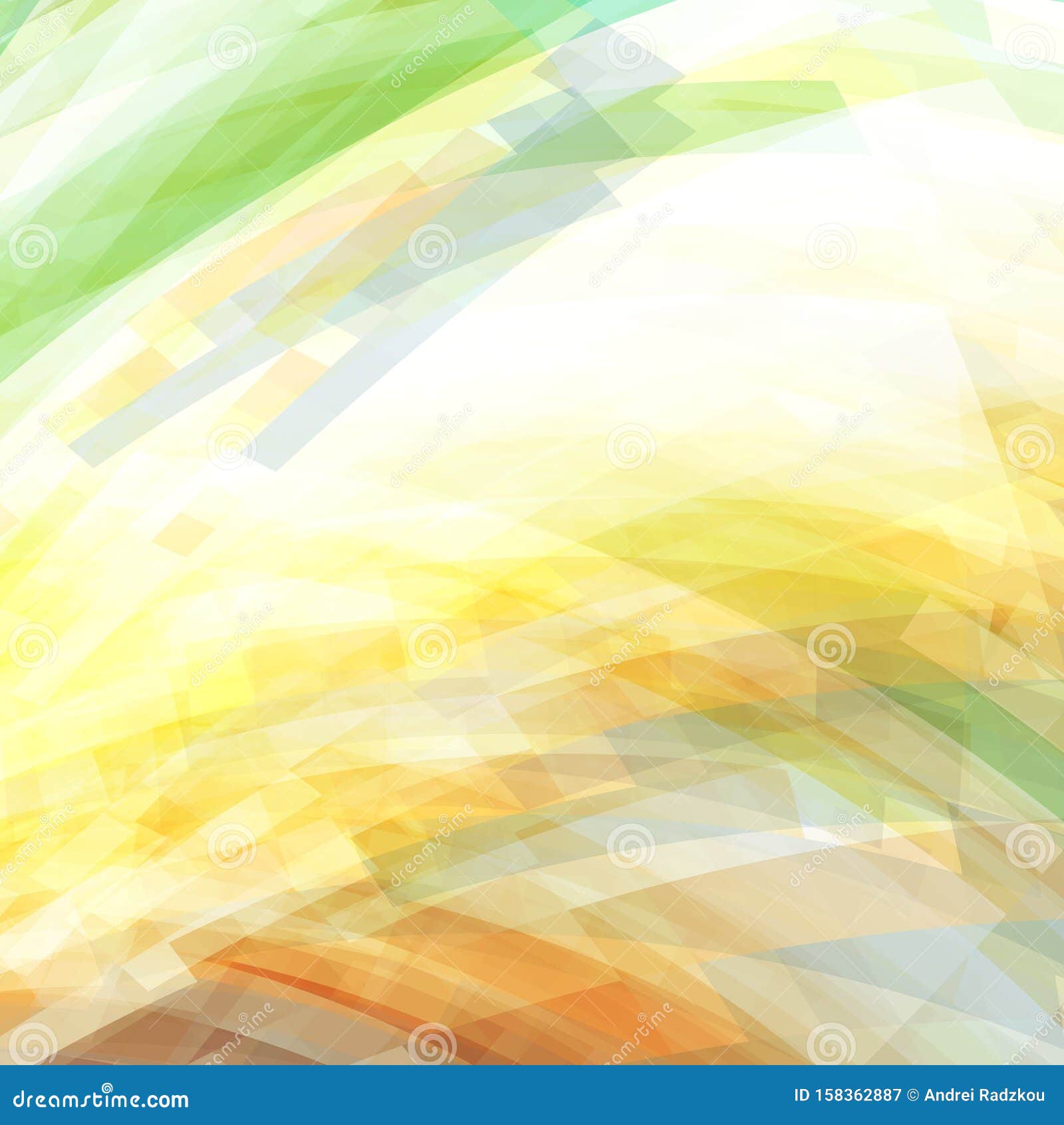 Green, Yellow and Orange Background. Vector Pattern Stock Vector