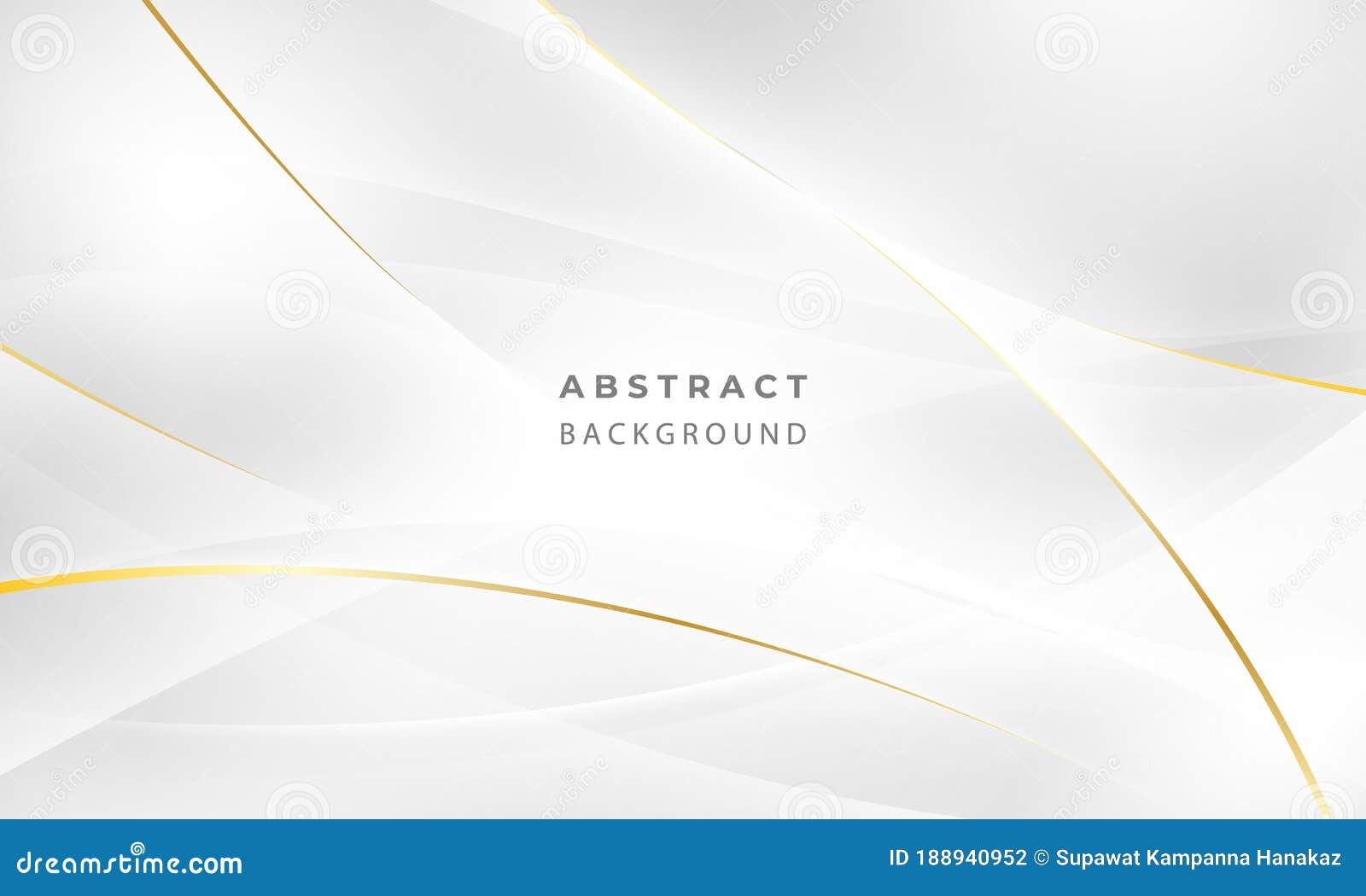 abstract grey and gold background poster with dynamic waves.