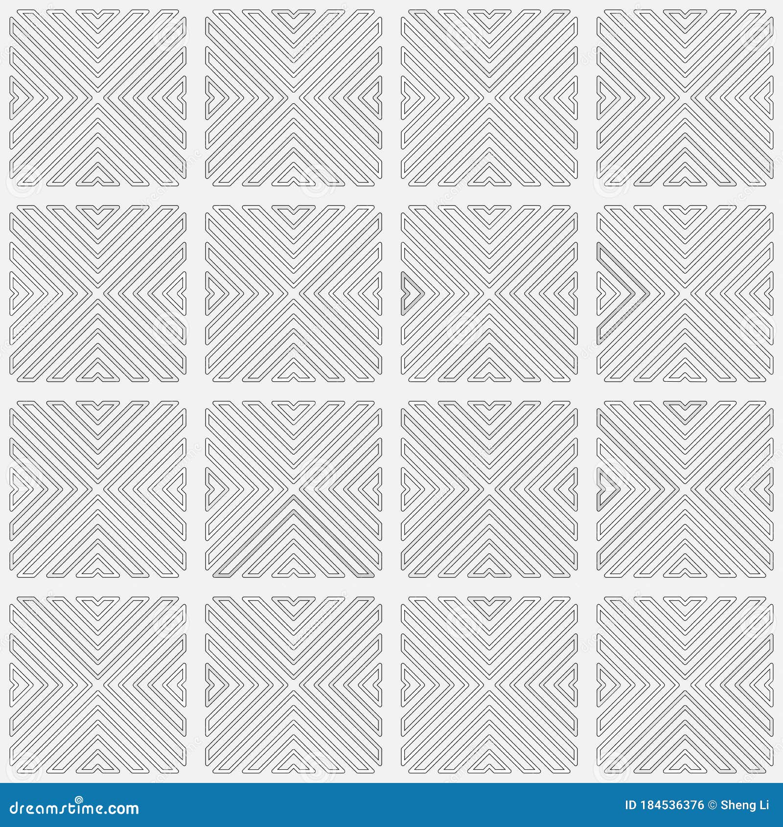 abstract grey and white square pattern background, bricks, illusion