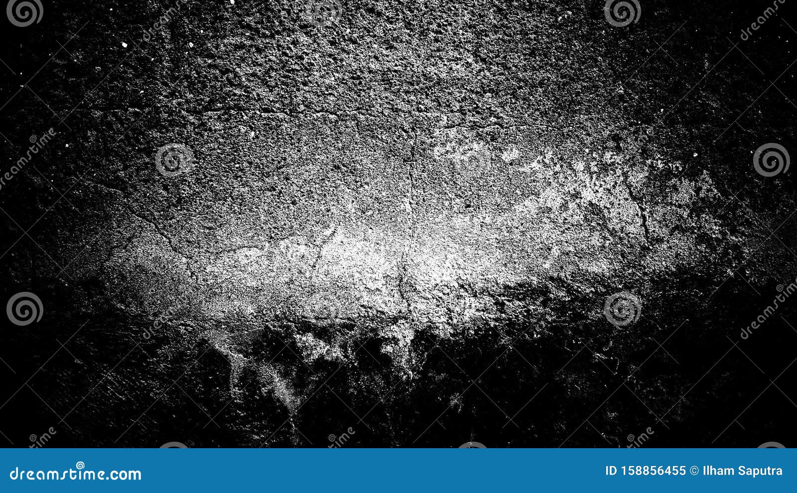 Abstract Grunge Concrete Wall Texture Background Black And White So