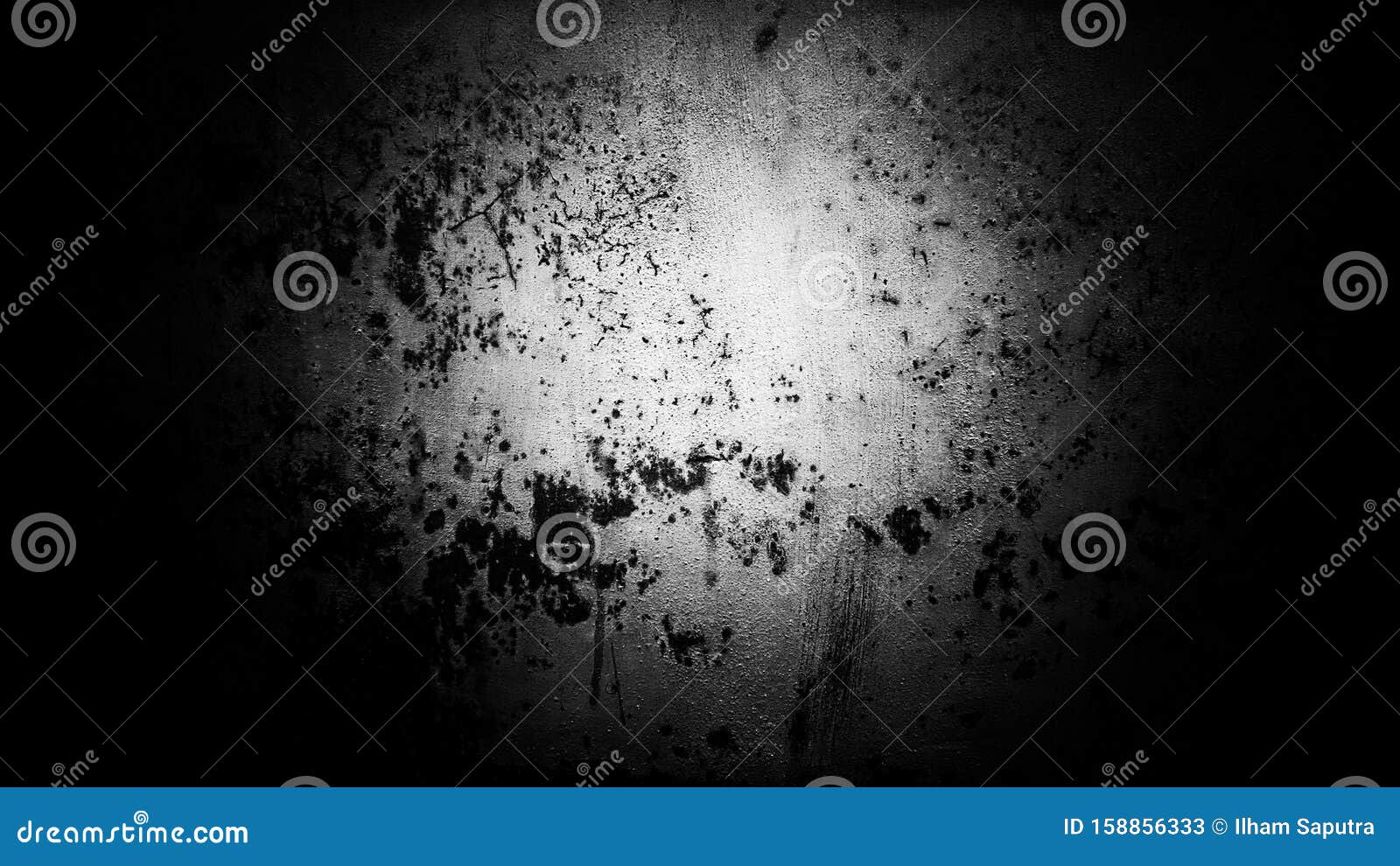 Abstract Grunge Concrete Wall Texture Background Black And White So