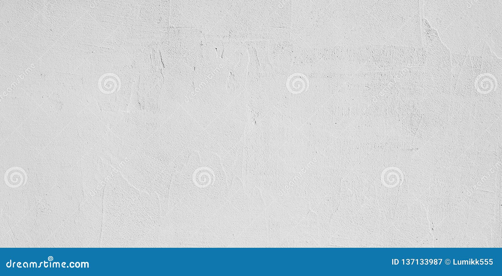 Beautiful Abstract Grunge Decorative White Stucco Wall Background. Wide Angle Rough Texture or Web banner With Copy Space for design