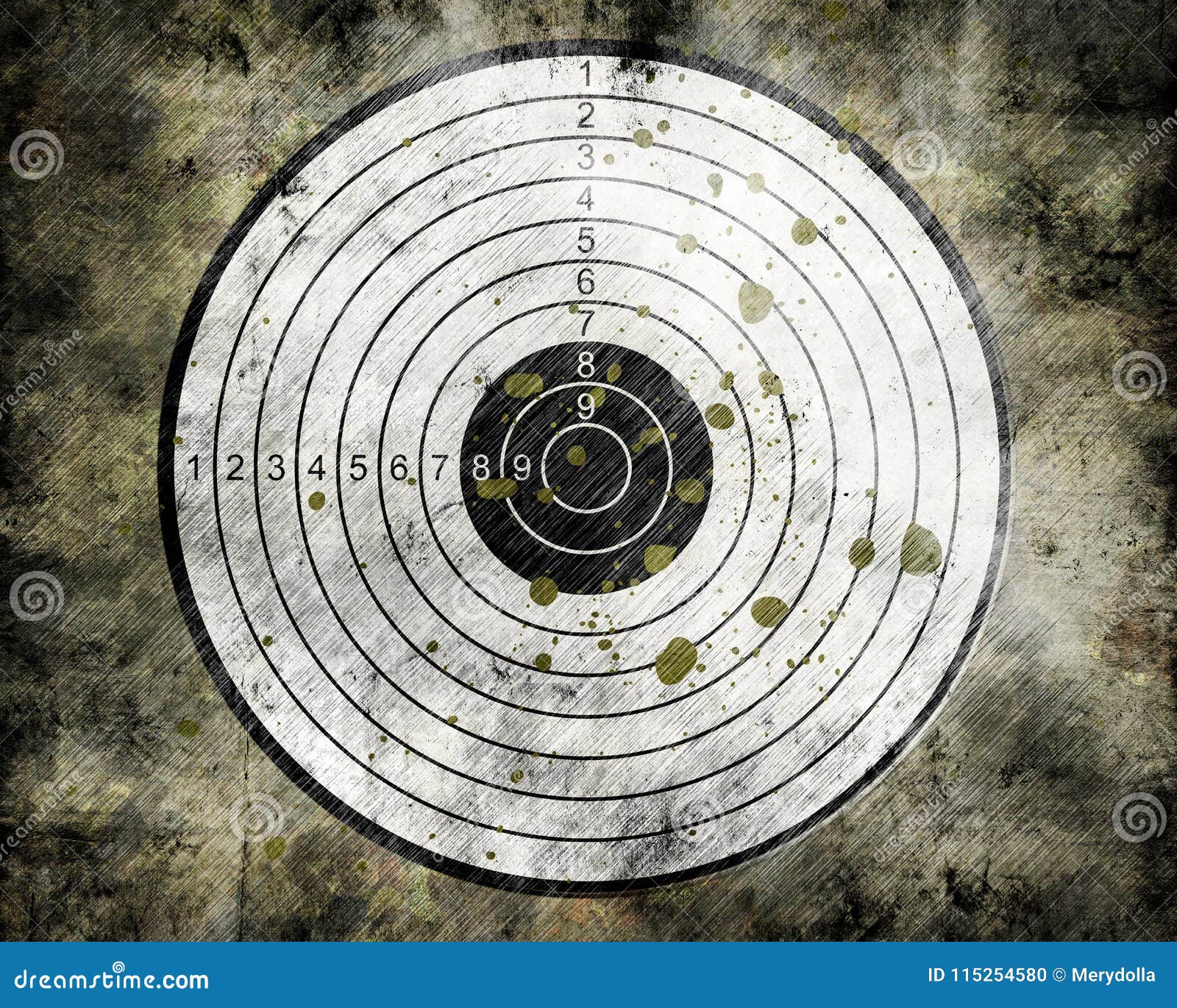 Abstract grunge target stock photo. Image of circular 115254580