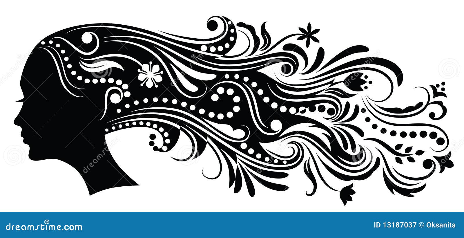 Abstract Hair. Royalty Free Stock Photography Image 13187037