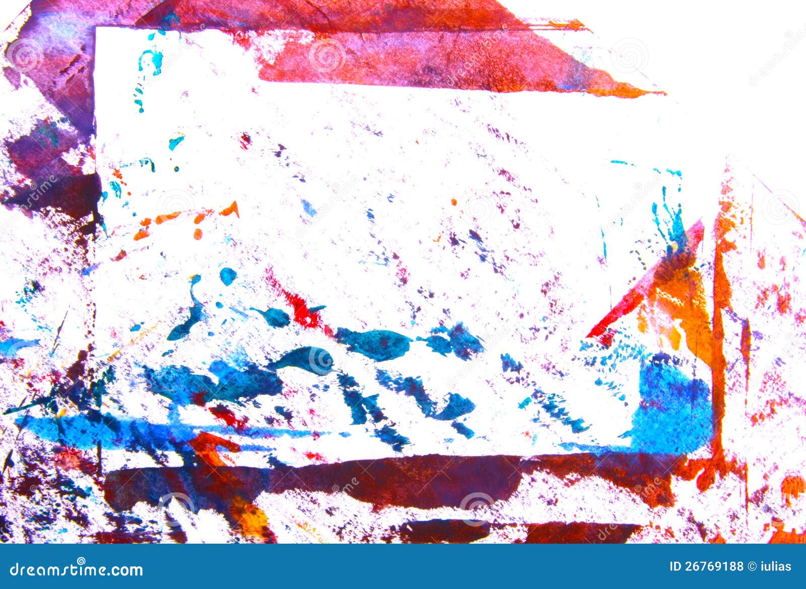 Abstract Hand Drawn Painting Graphics Royalty Free Stock