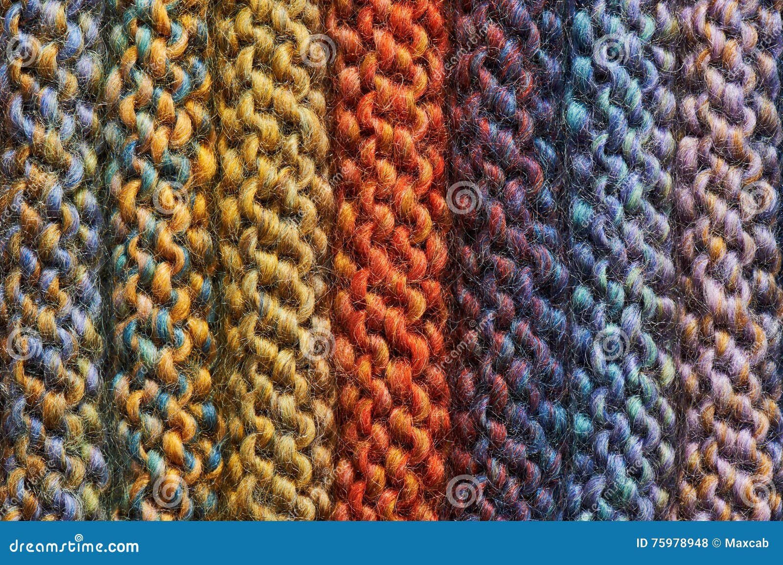 Abstract Hand Knitted Cloth Texture Stock Photo Image of detail