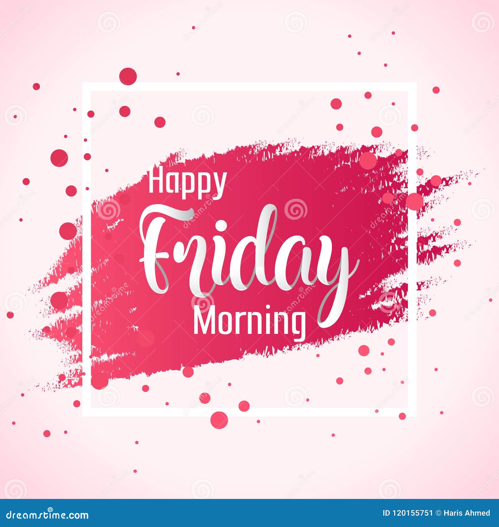 Abstract Happy Friday Morning Background Illustration Vector ...
