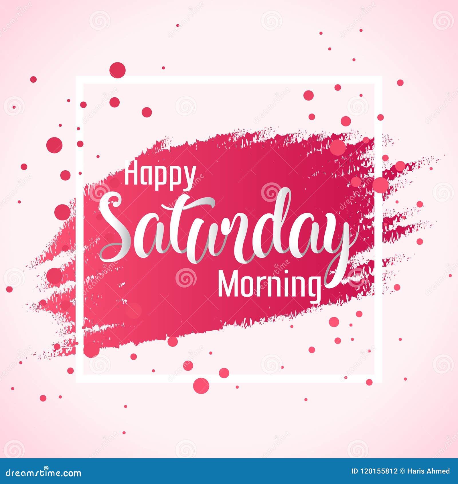 Abstract Happy Saturday Morning Background Illustration Vector ...